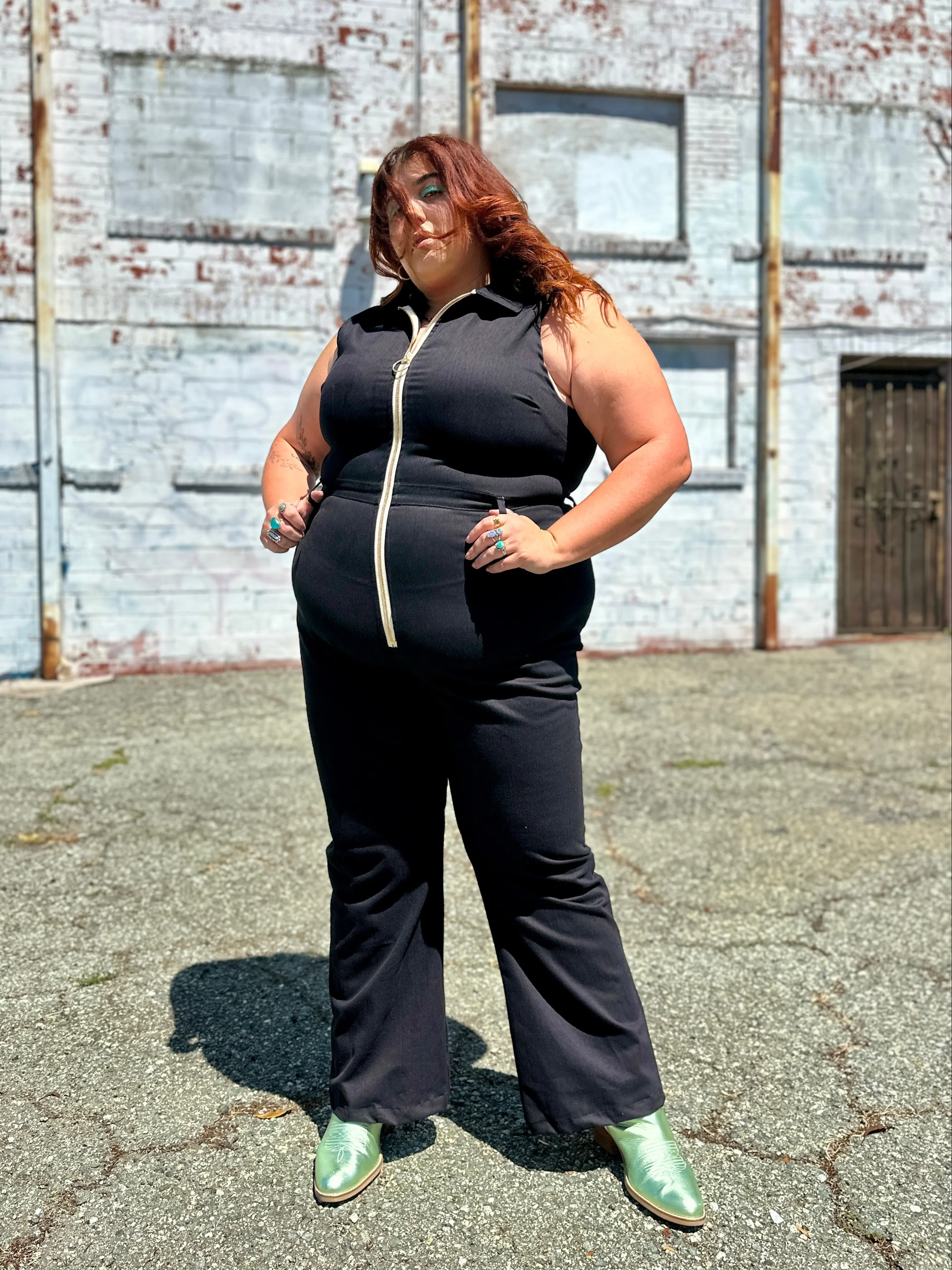 Twill Angelina Suit Black - Image 6
