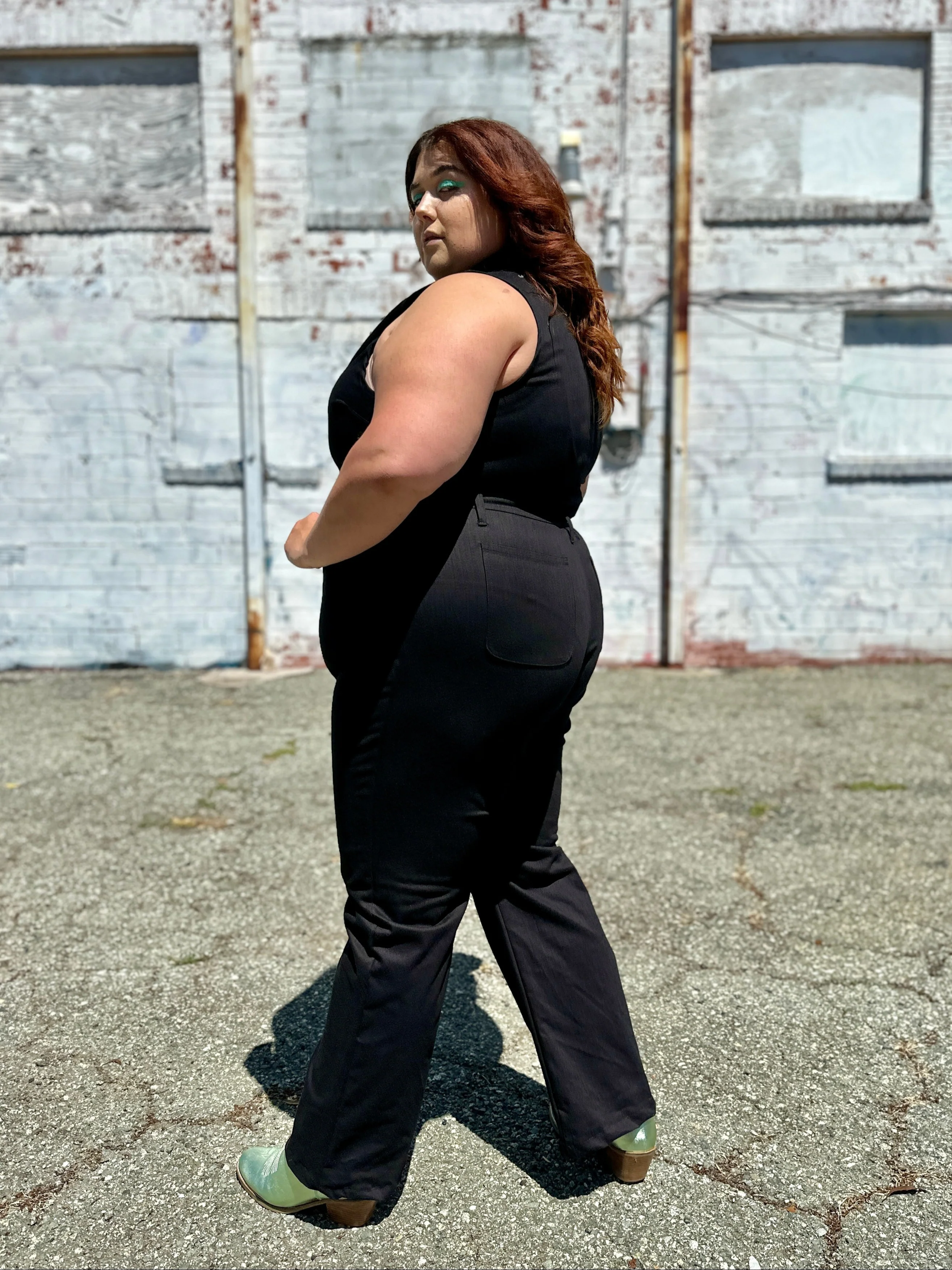 Twill Angelina Suit Black - Image 7