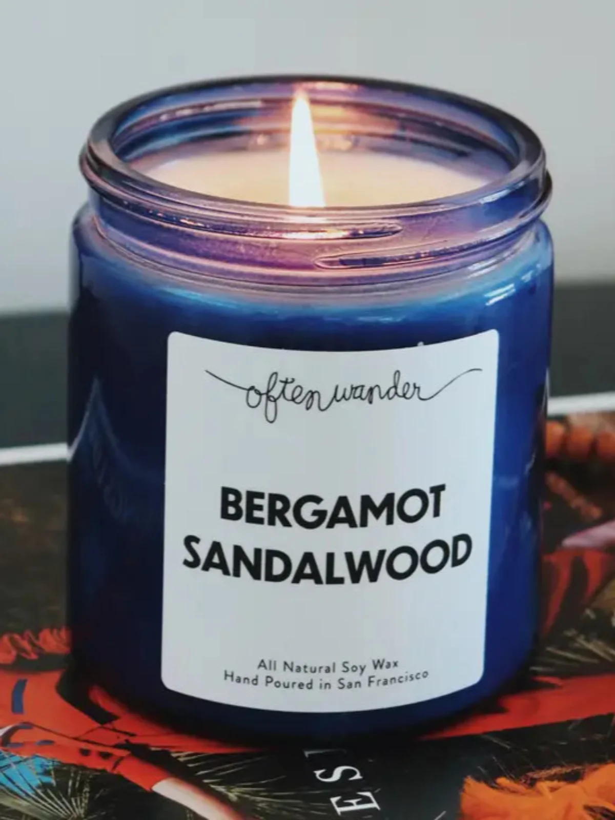Bergamot Sandalwood Signature Candle - Image 2