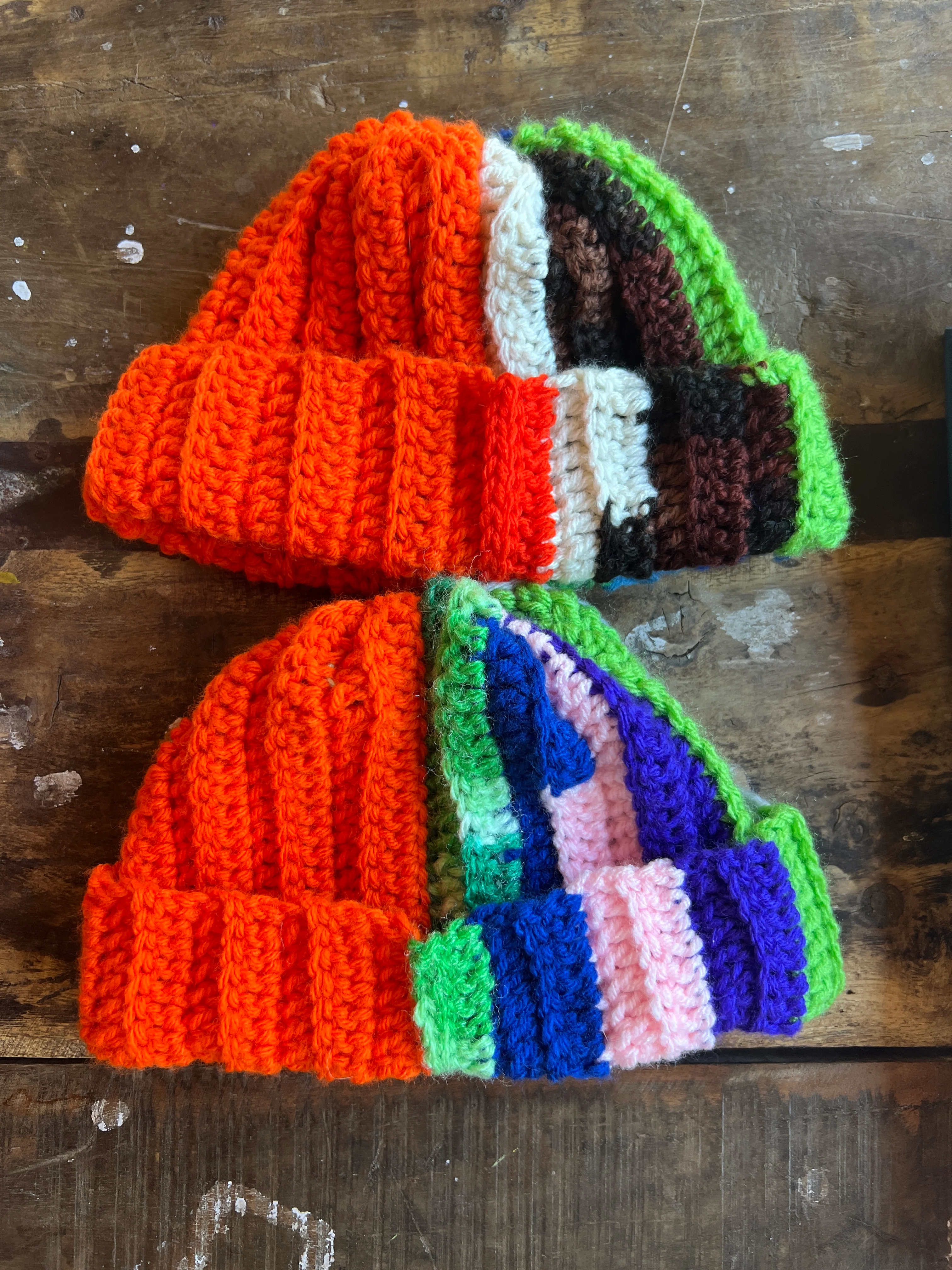 Bev Made Two-Tone Scrap Beanie - Image 5