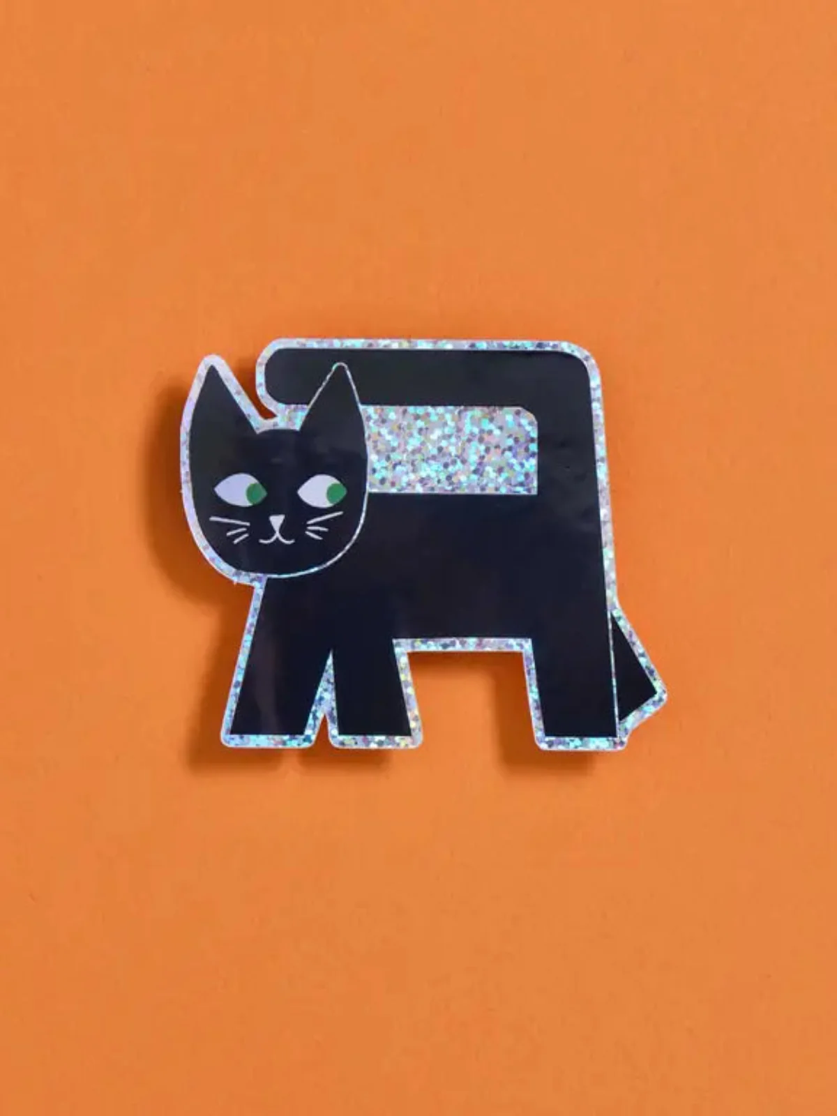 Black Cat Sticker - Image 2