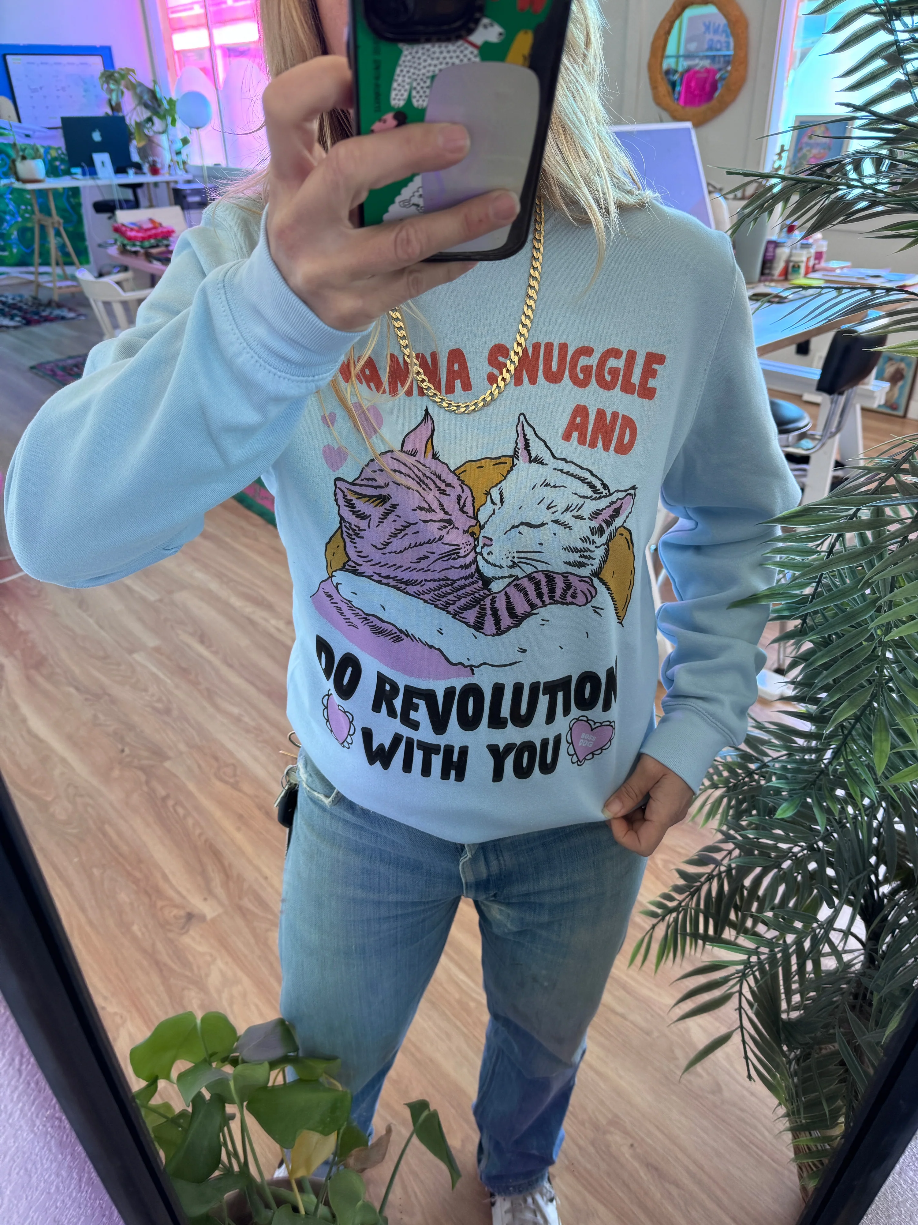Boss Dog Snuggle and do Revolution sweatshirt - Image 2