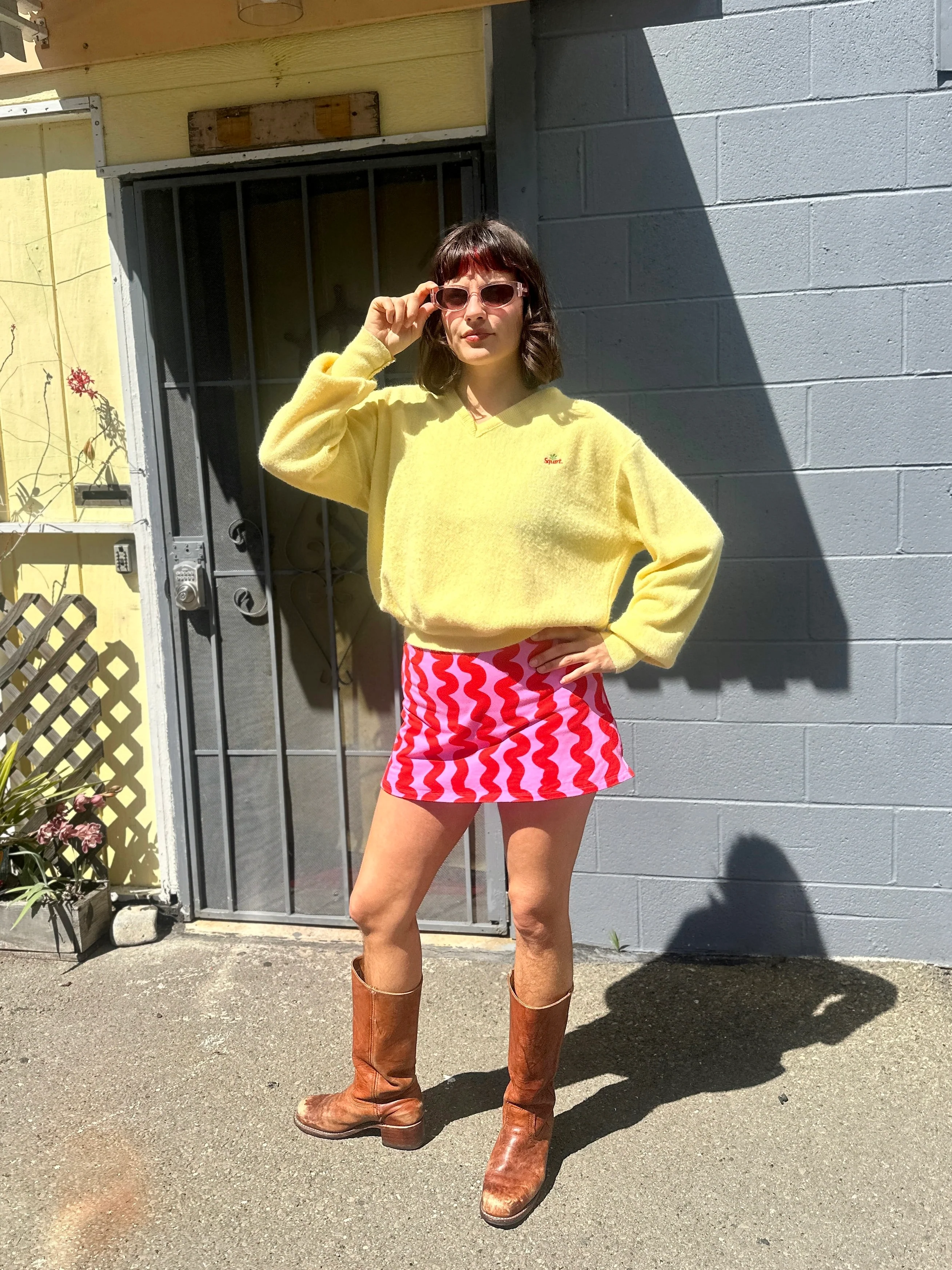 Cheeky Skort Pink Squiggle - Image 2