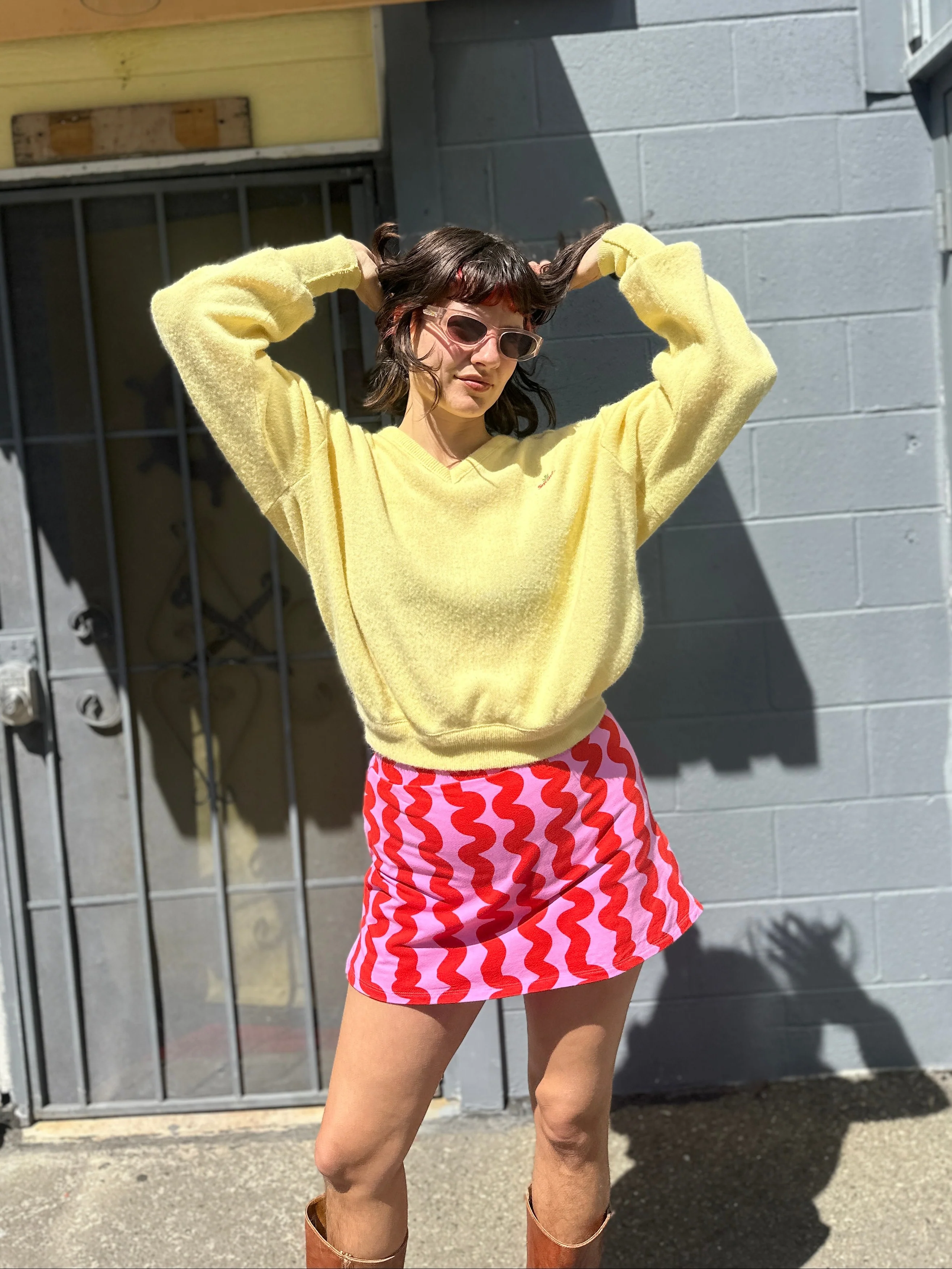 Cheeky Skort Pink Squiggle - Image 3