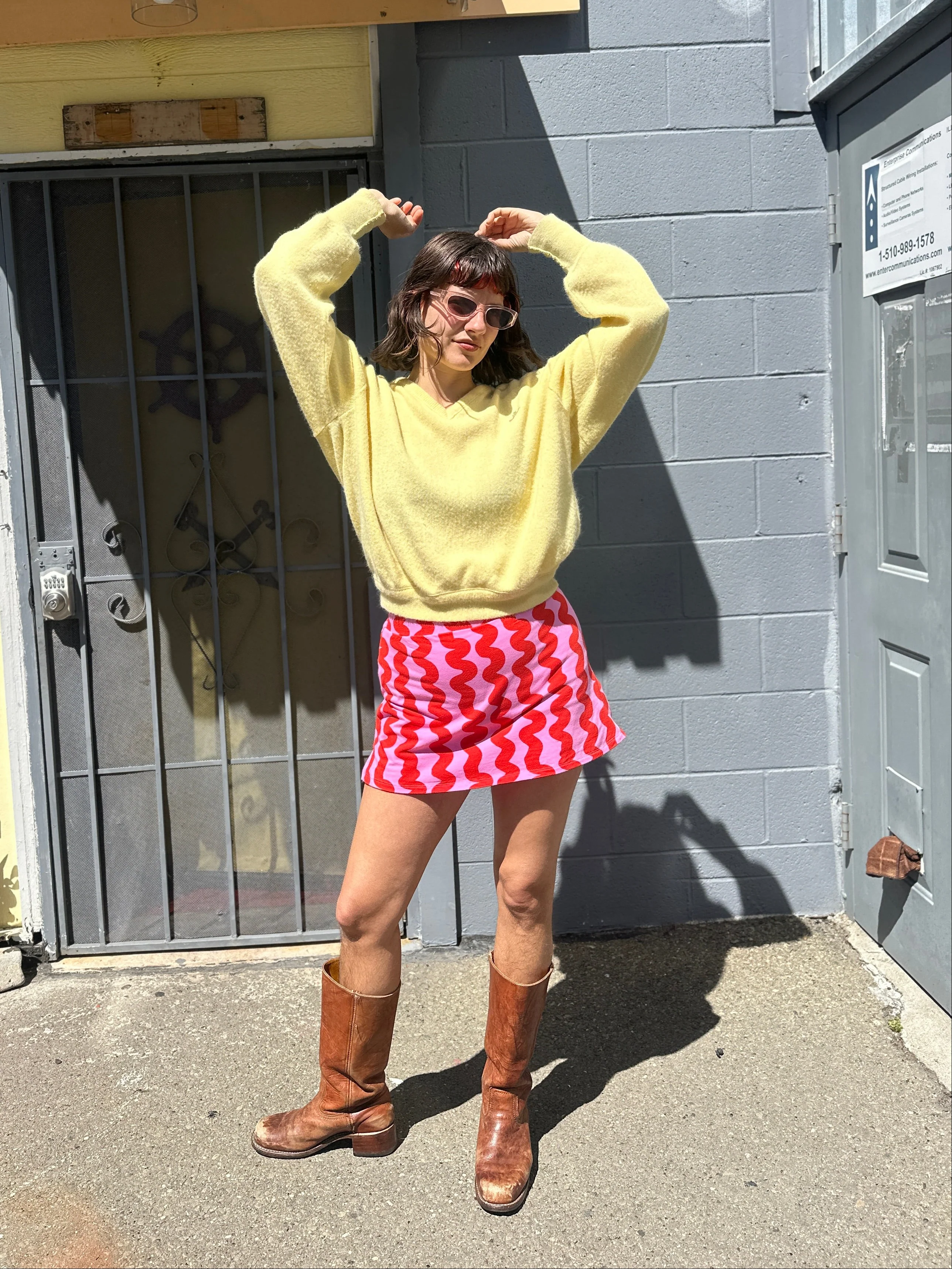 Cheeky Skort Pink Squiggle - Image 4