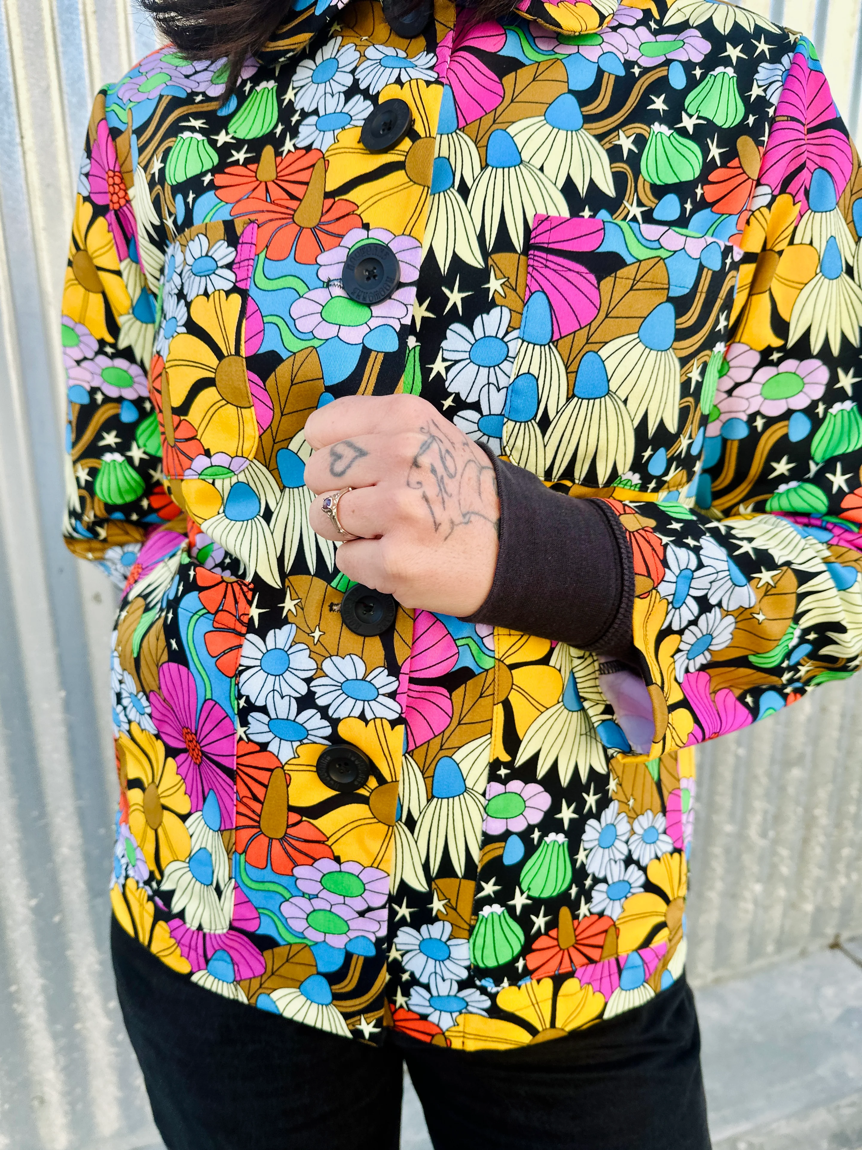 Chore Coat Cosmic Floral - Image 2