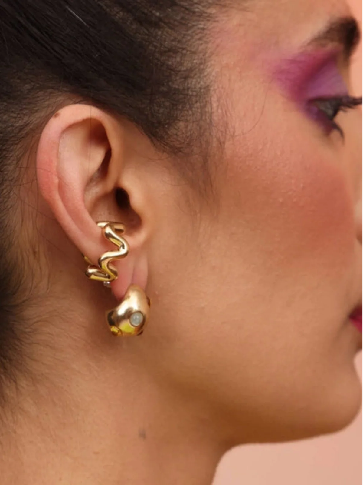 Confetti Hoop Earrings - Image 2