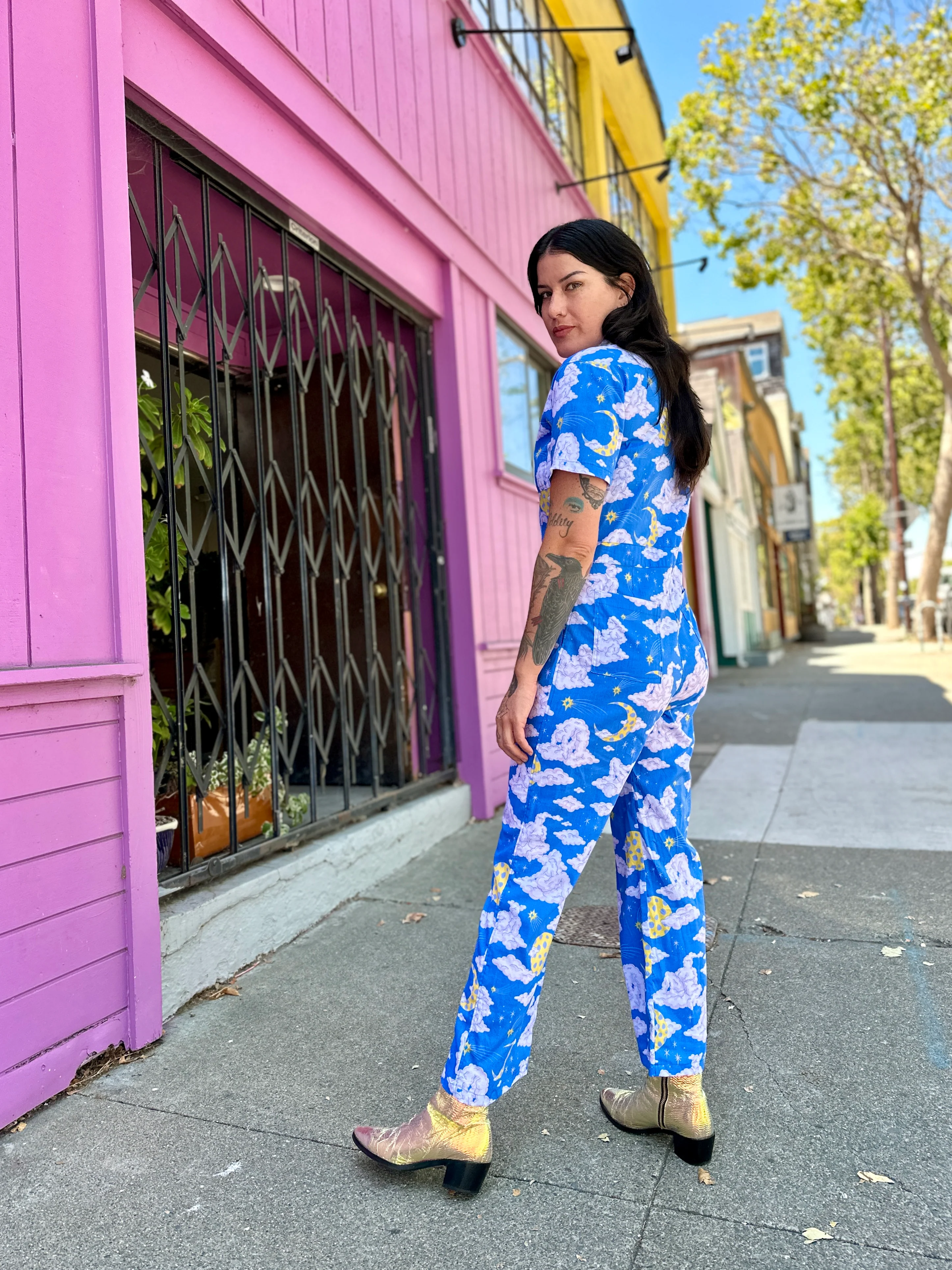 Poplin Coveralls Cloud People - Image 3