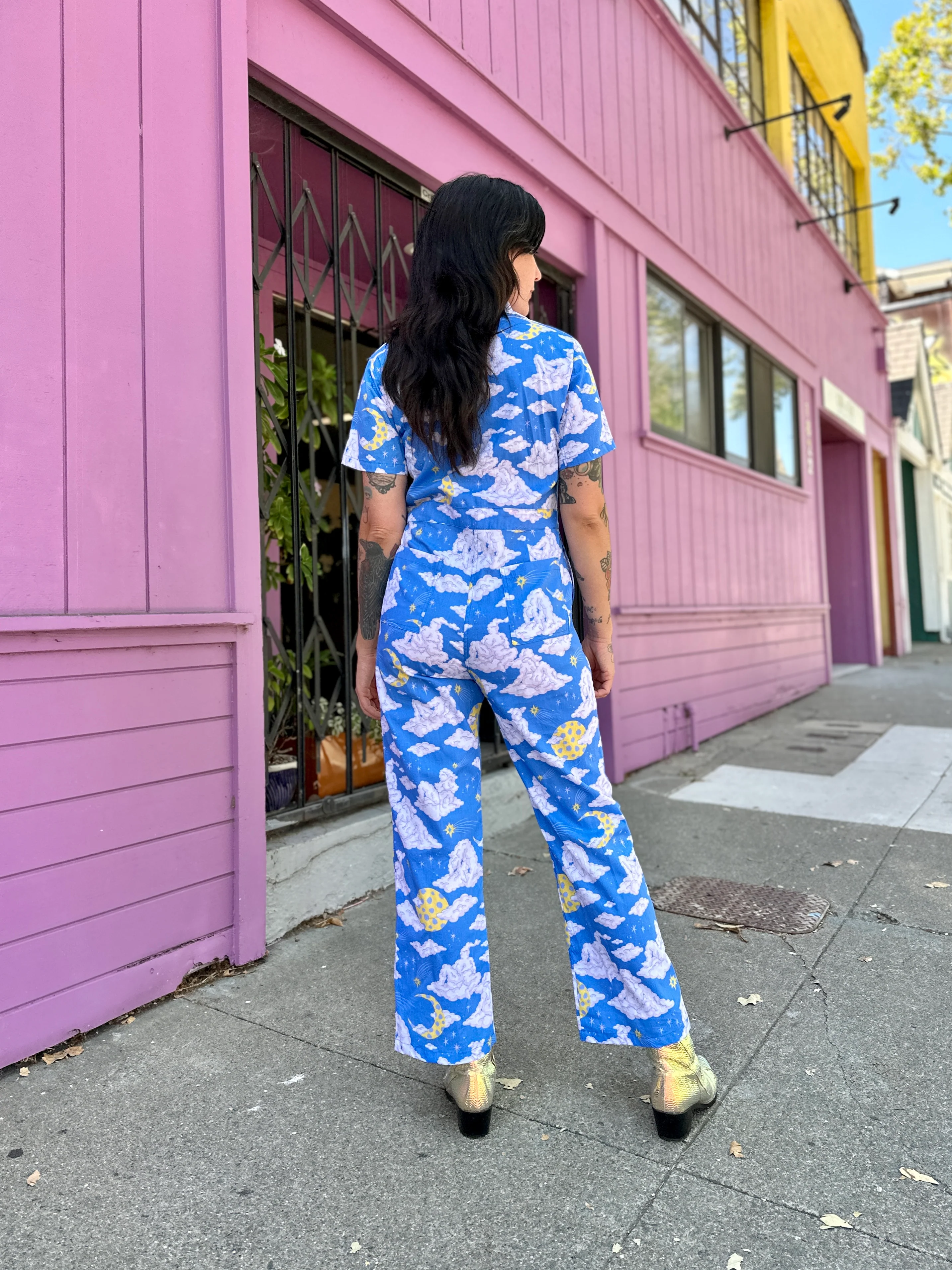Poplin Coveralls Cloud People - Image 4