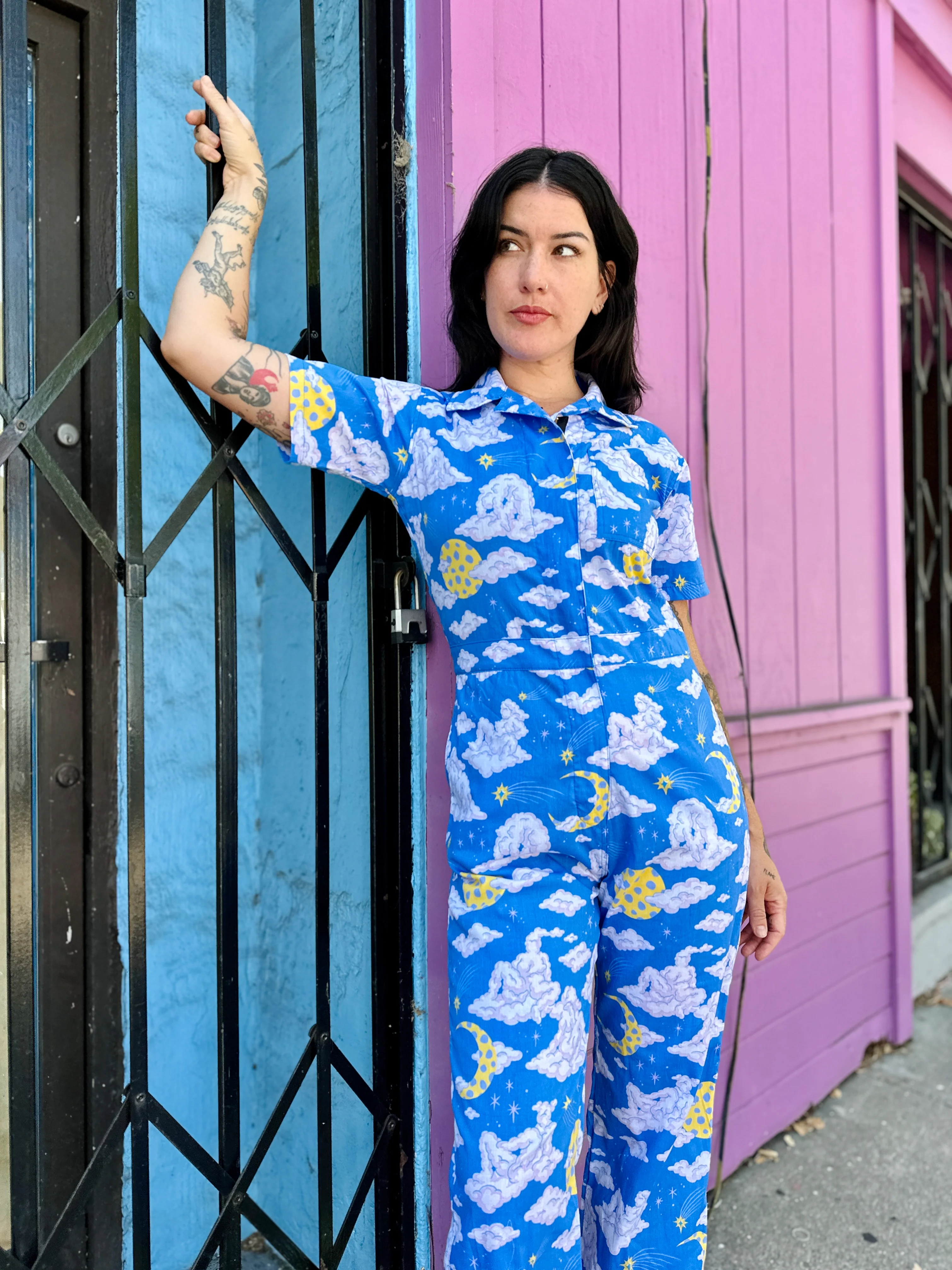 Poplin Coveralls Cloud People - Image 6