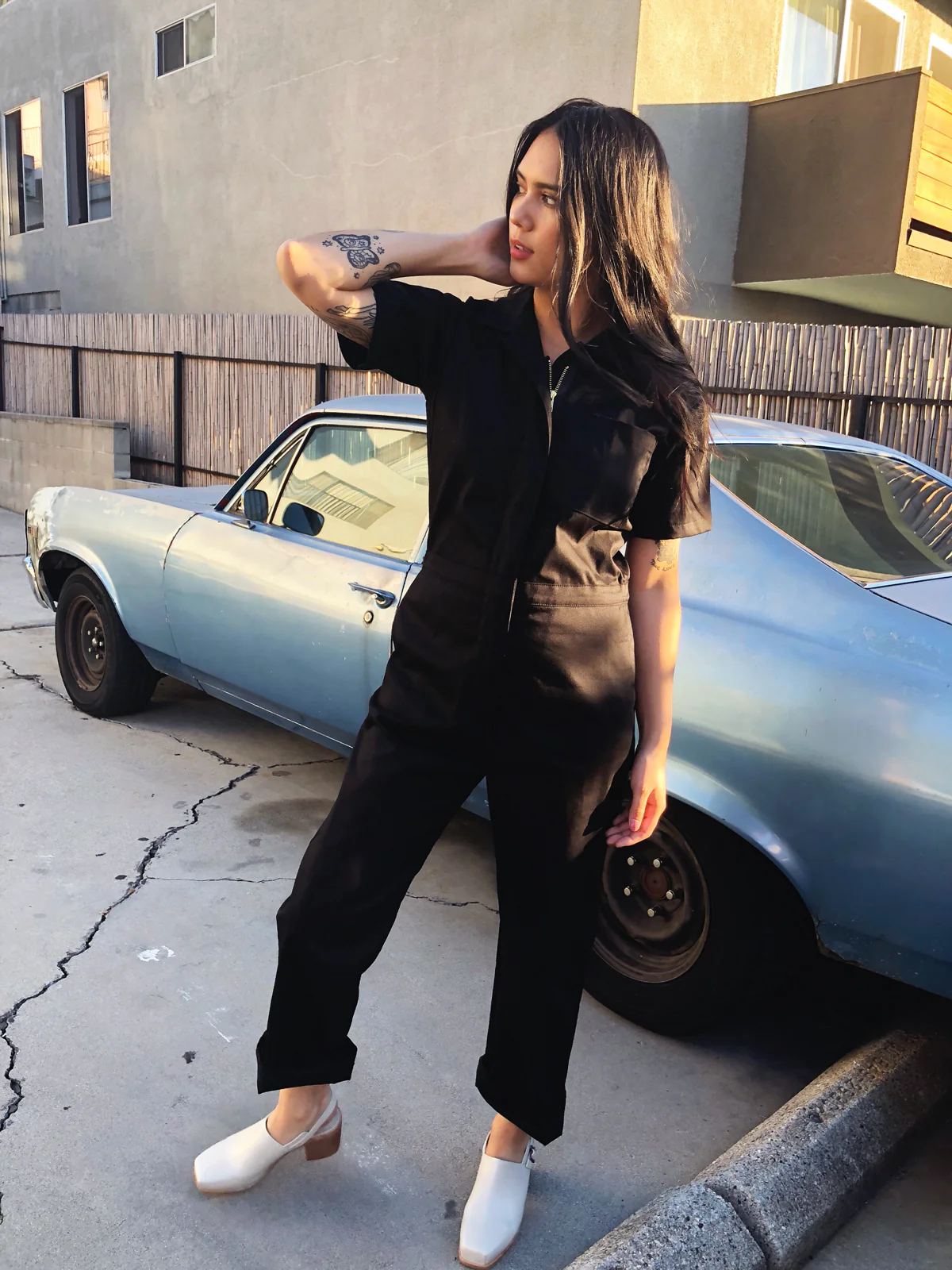 Twill Black Coveralls - Image 3