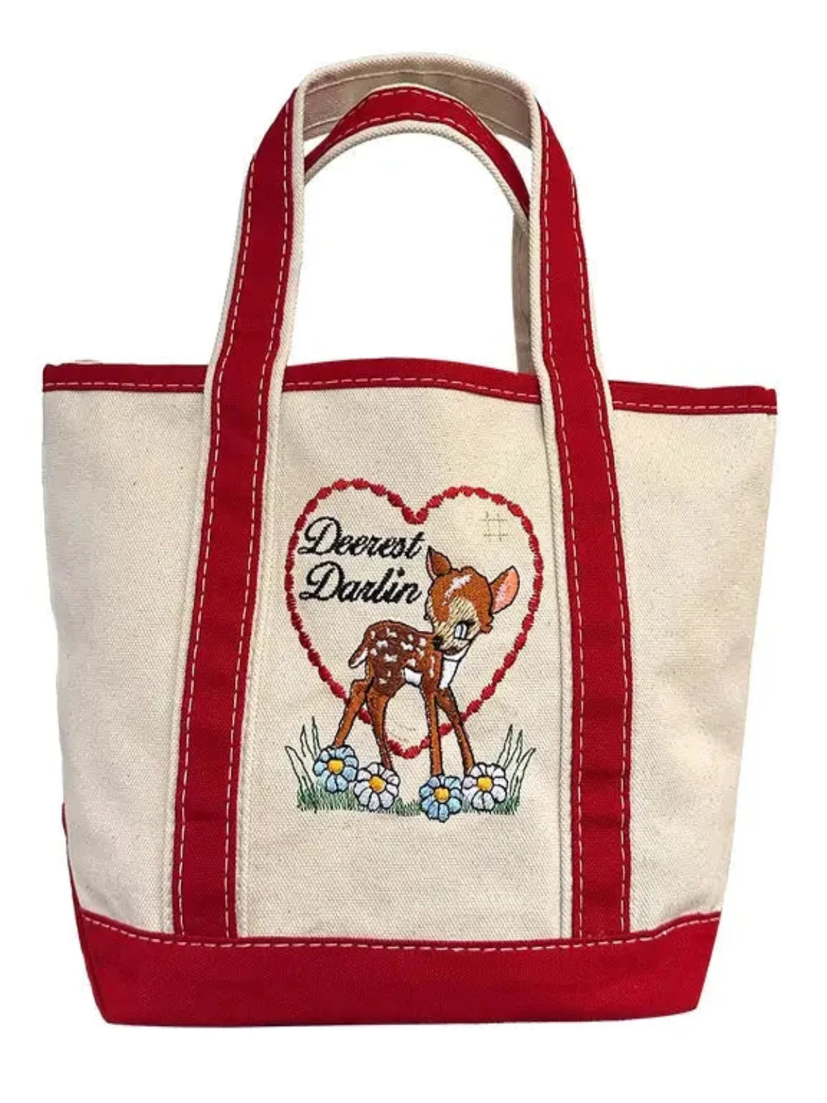 Deerest Darlin' Mini Canvas Tote