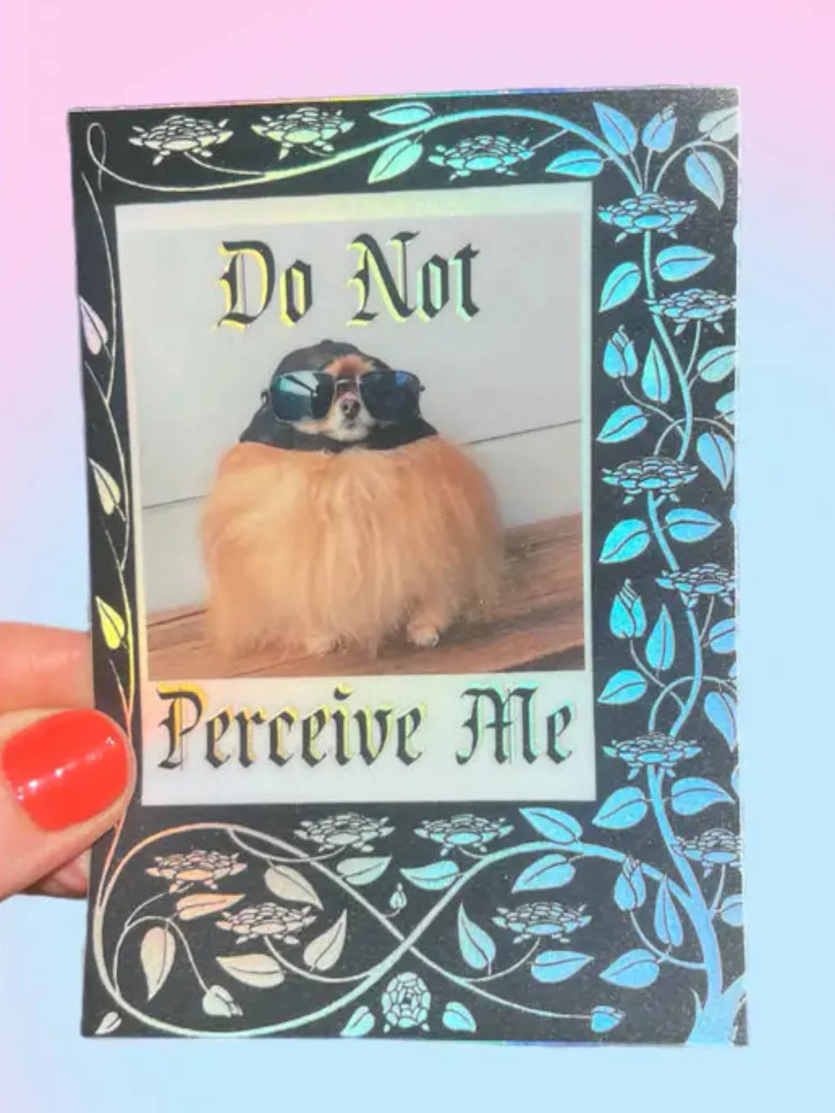 Do Not Perceive Me Sticker