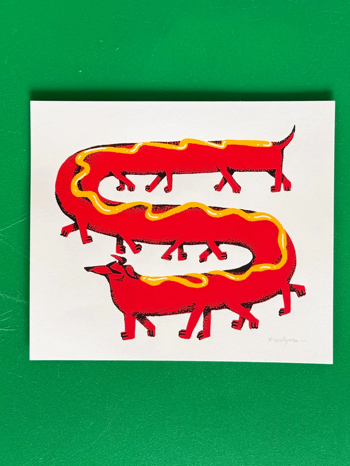 Dodger Dog Print
