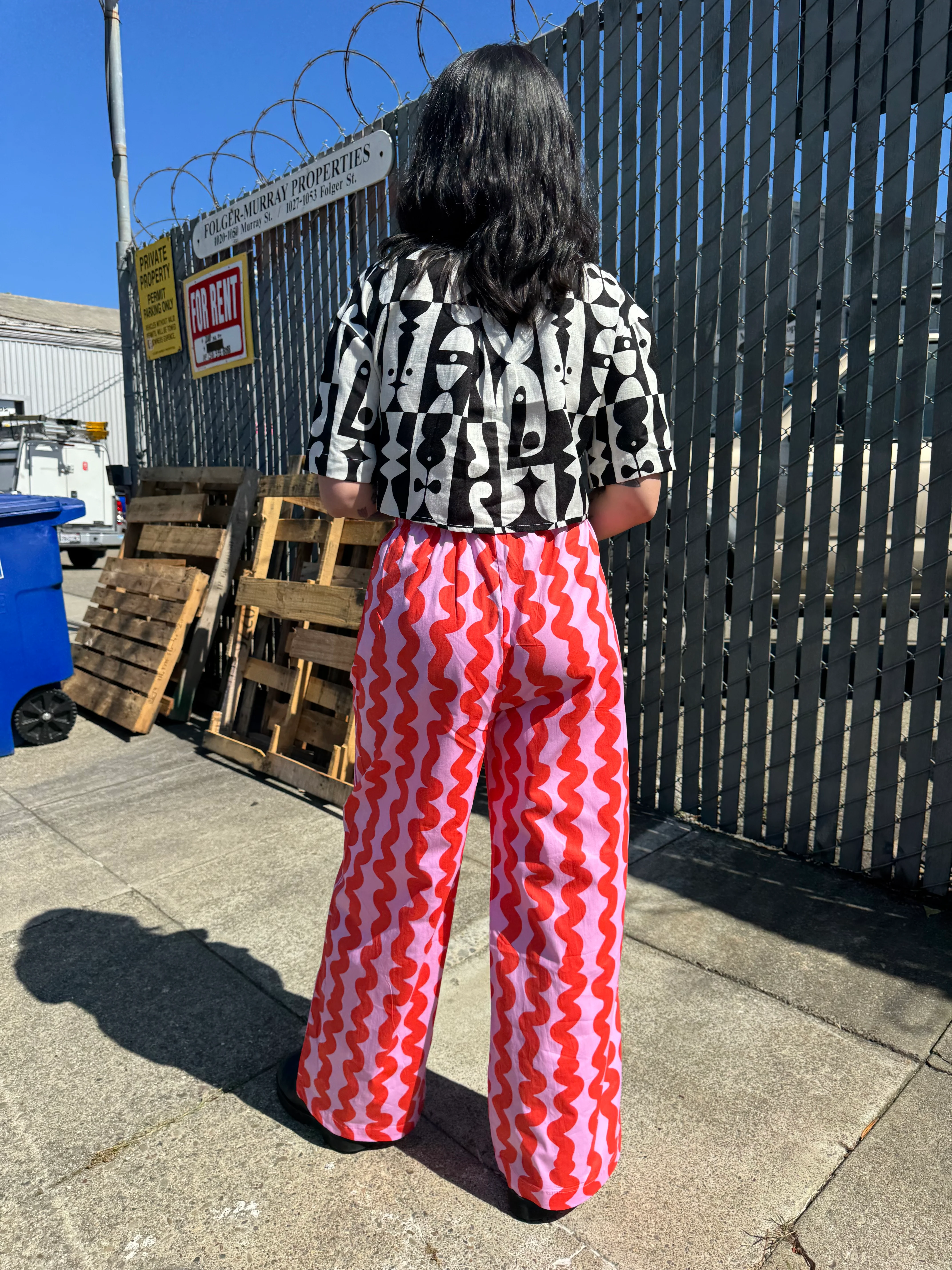 Easy Pant Pink Squiggle - Image 4