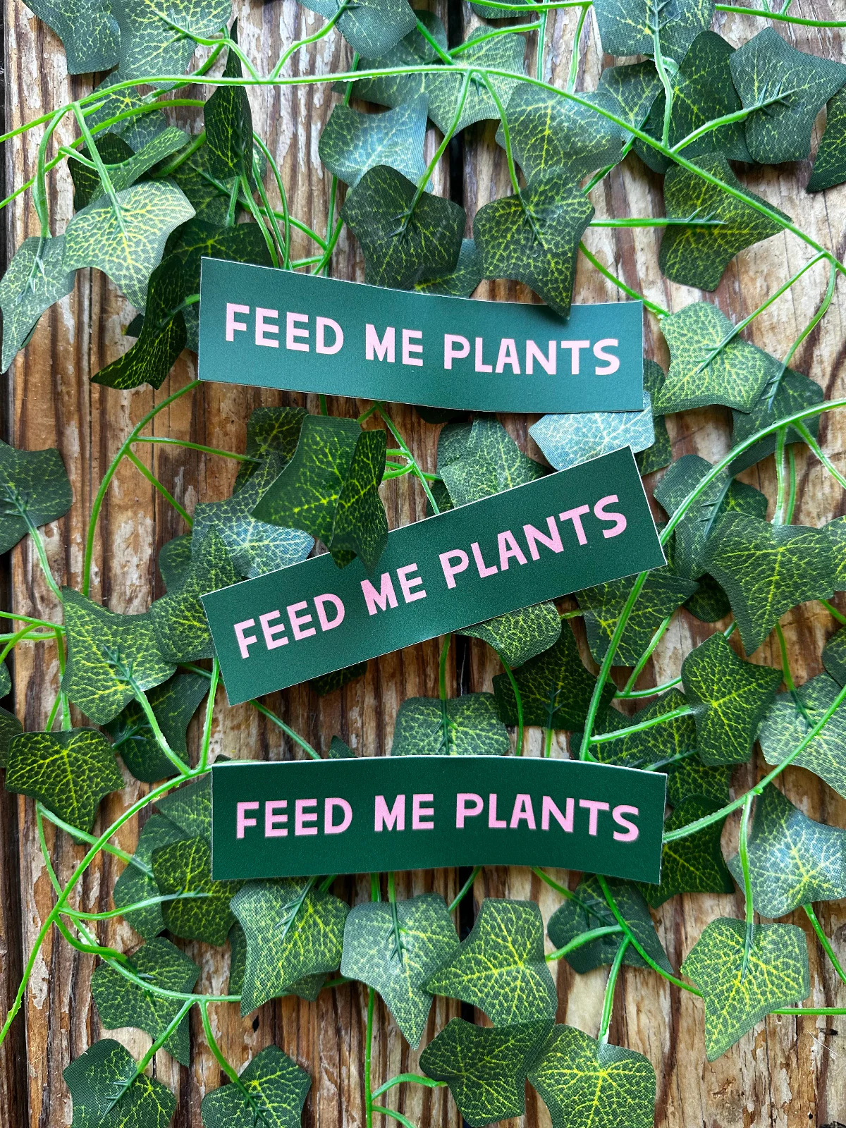 Feed Me Plants Sticker - Image 2