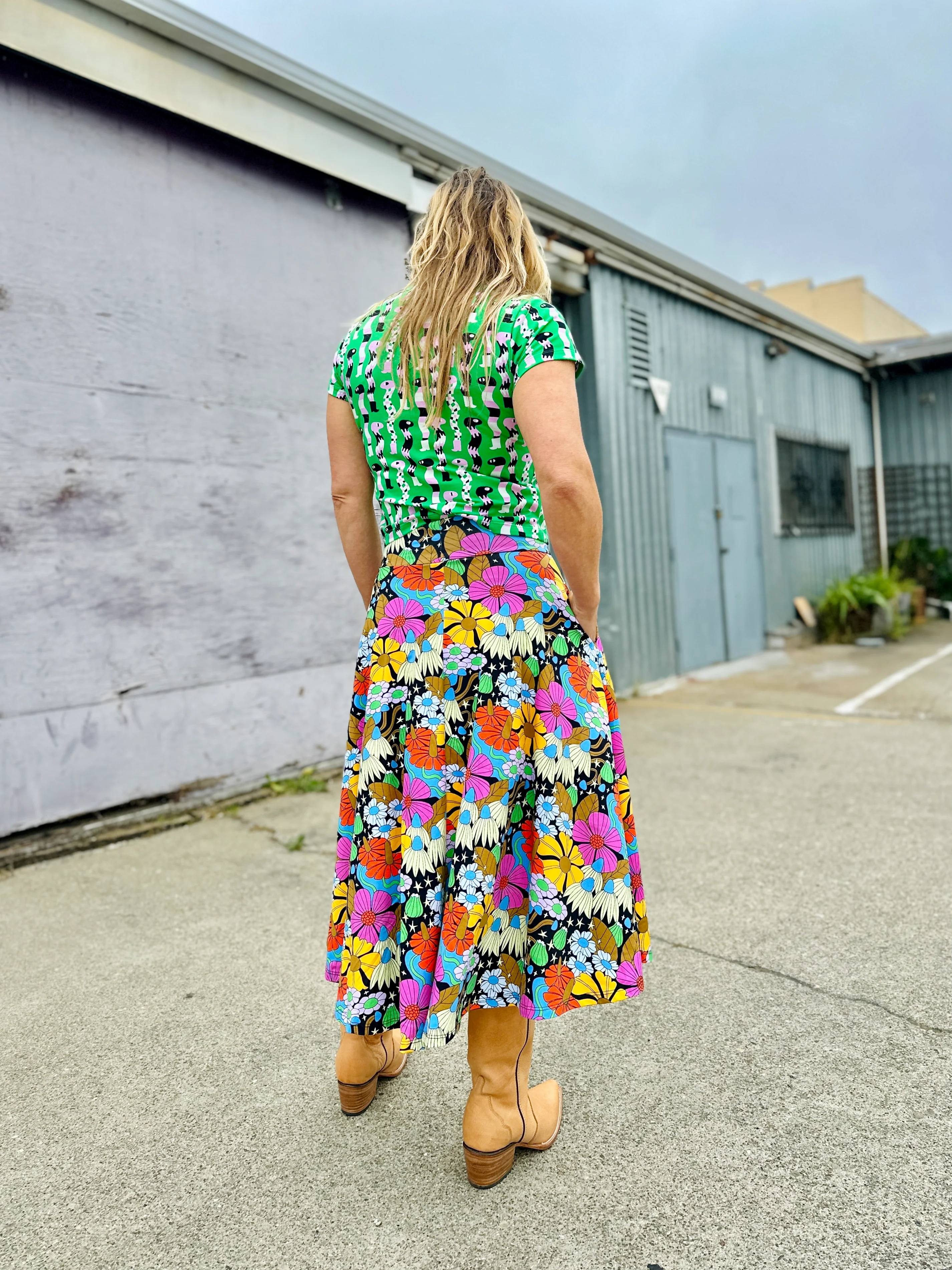 Francis Skirt Cosmic Floral - Image 2