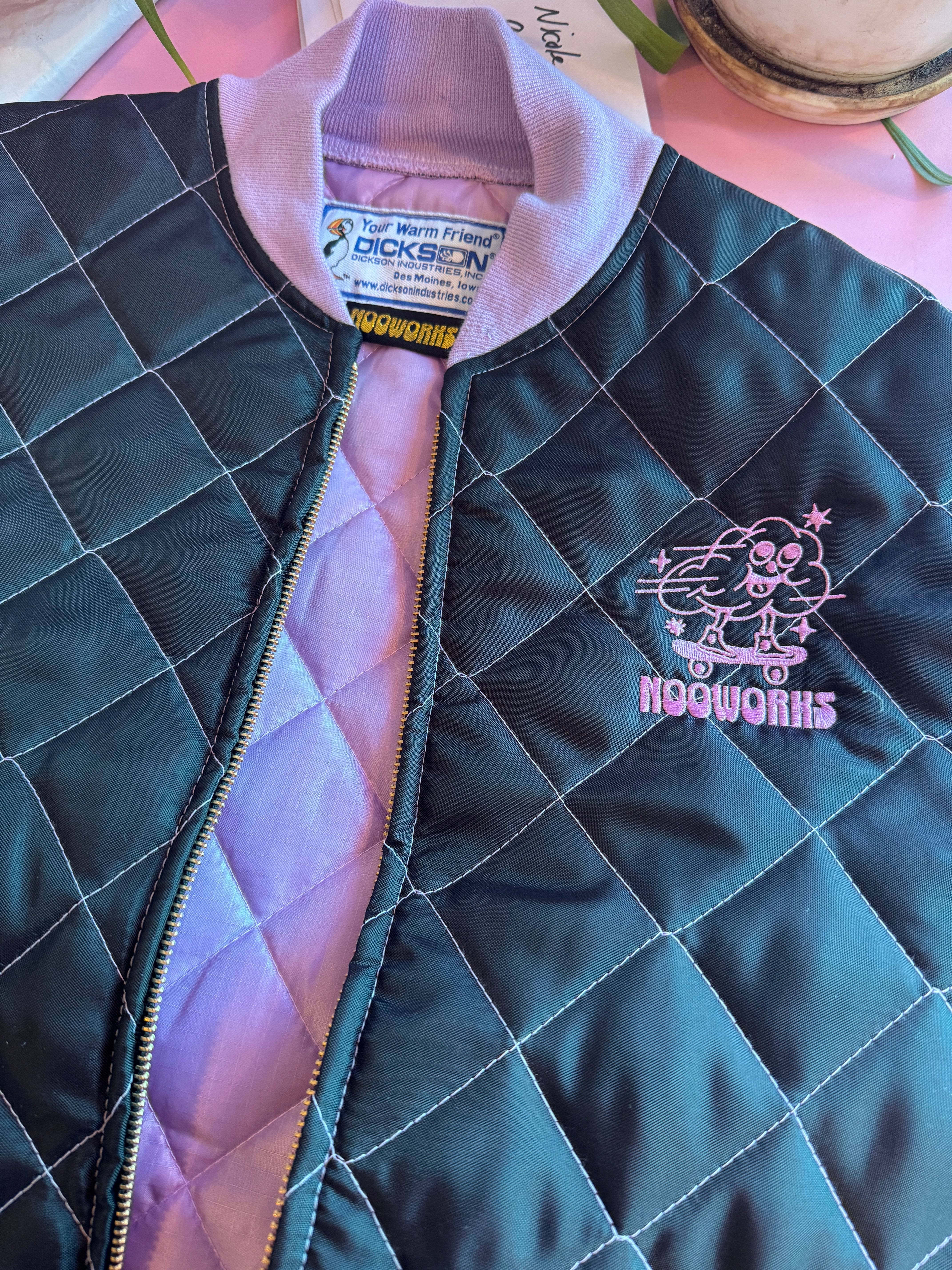 Freezer Jacket Black/Lavender - Image 2