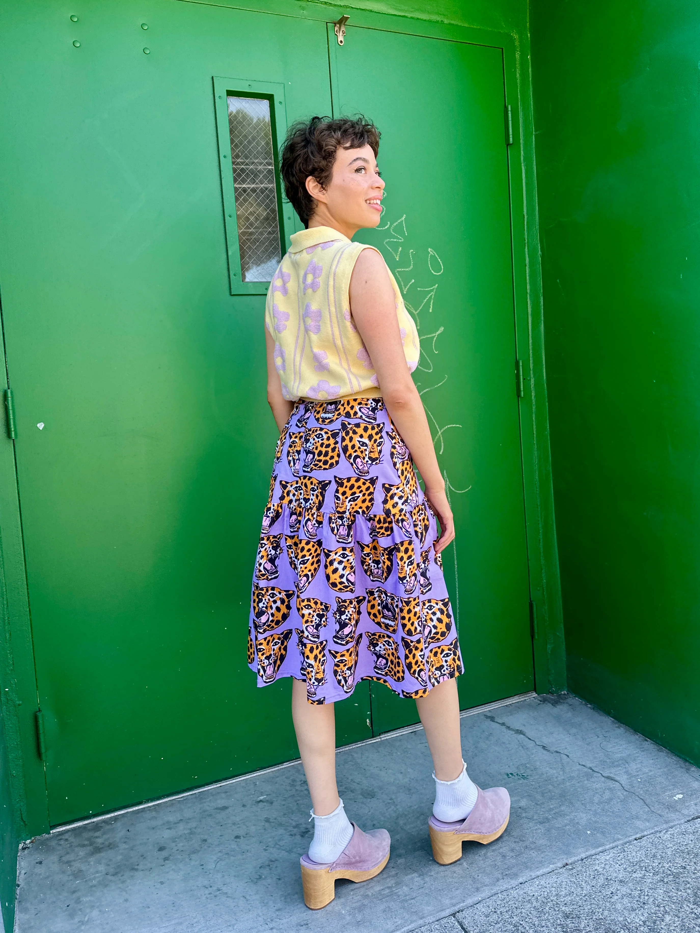 Gail Skirt Cheetah Head - Image 10
