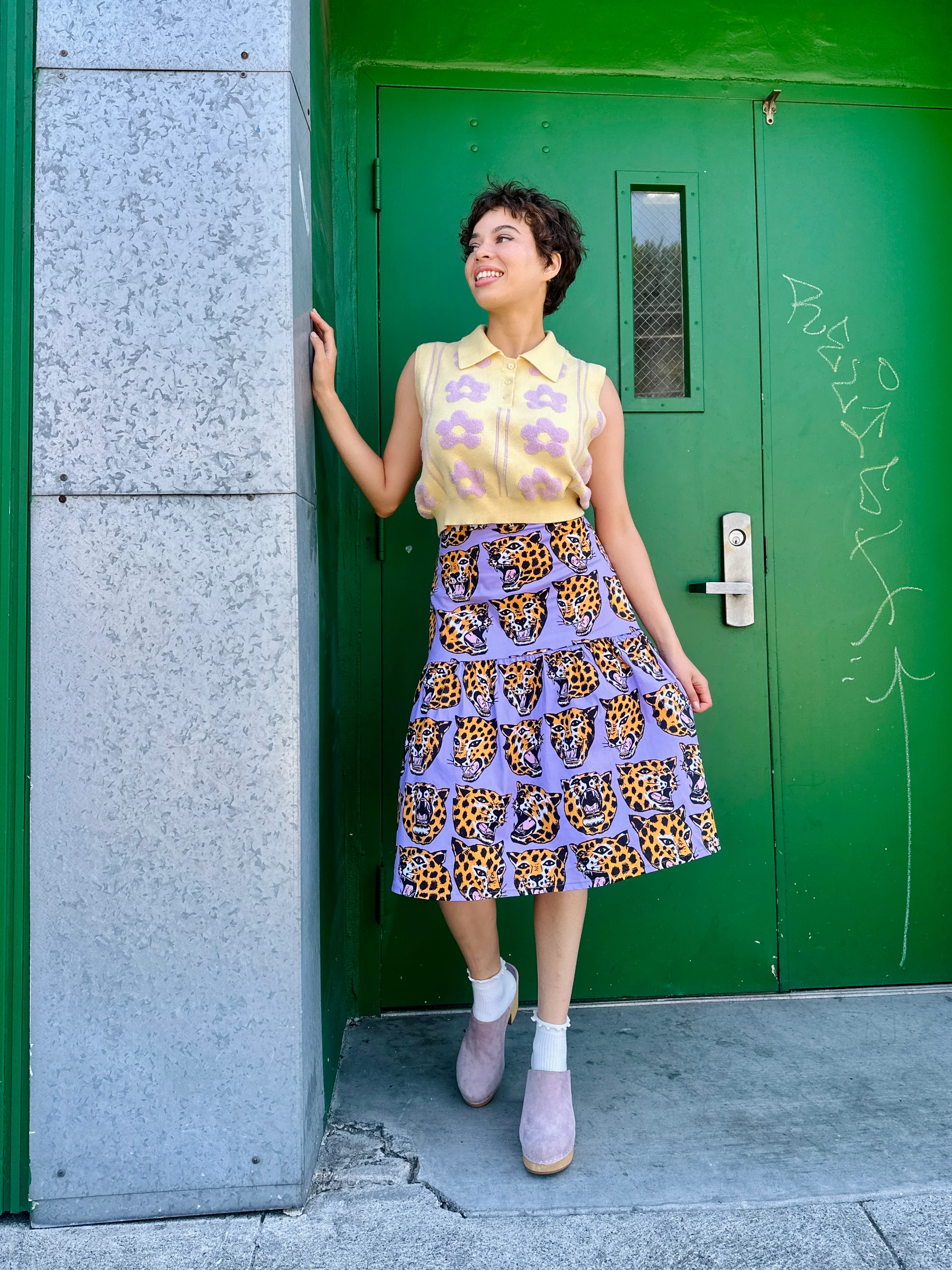 Gail Skirt Cheetah Head - Image 8