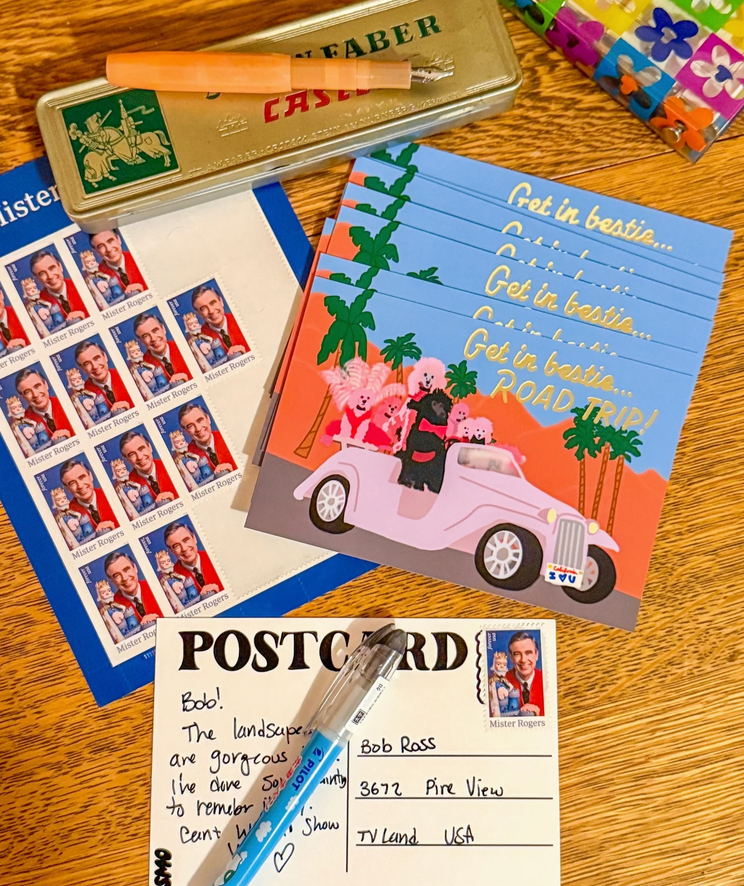 Get in Bestie Postcard - Image 2