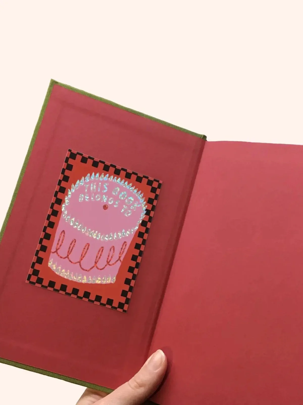Glitter Book Plate Stickers - Set of 4 - Image 2