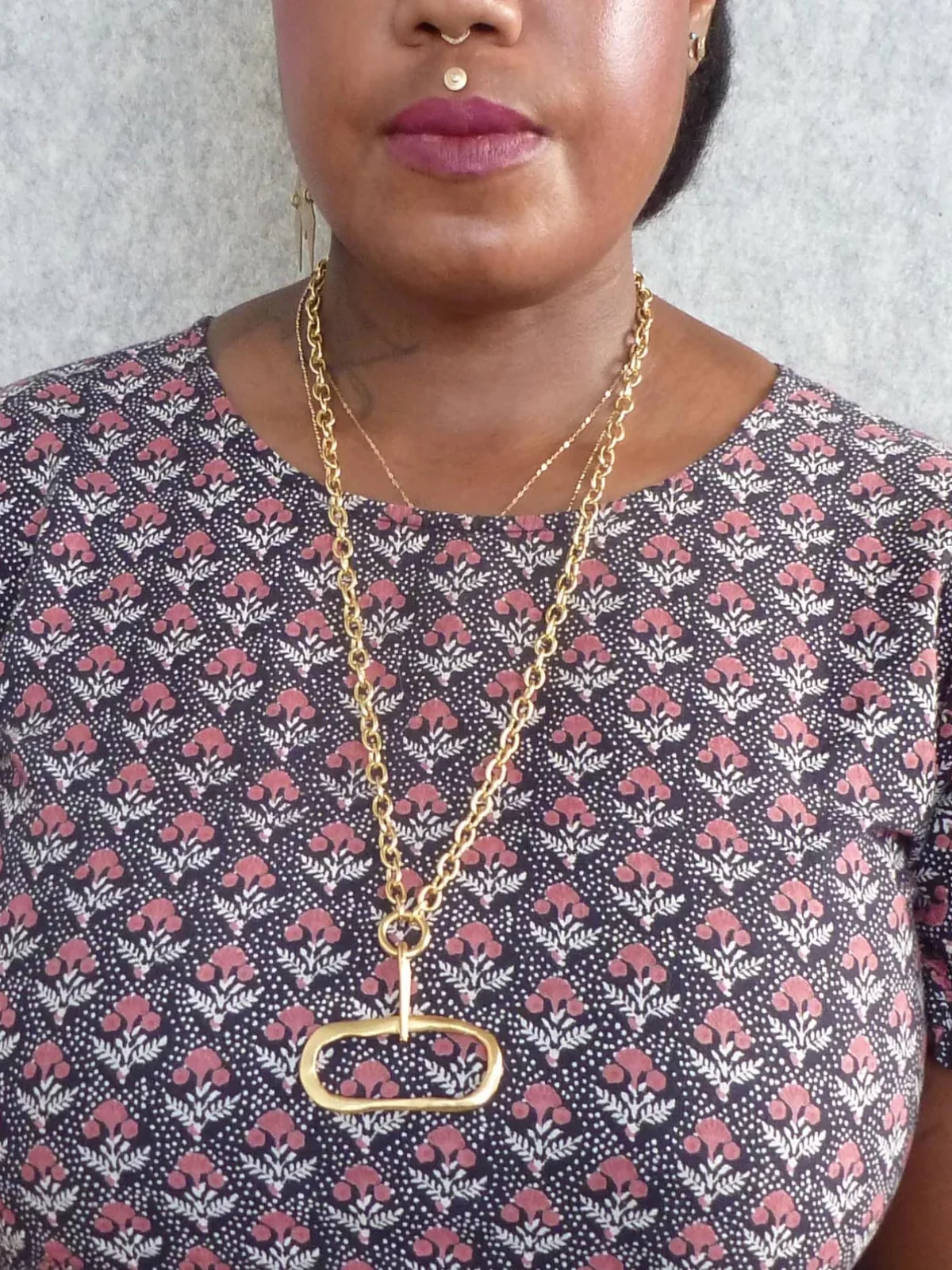 Gold to Me Small Pendant Necklace