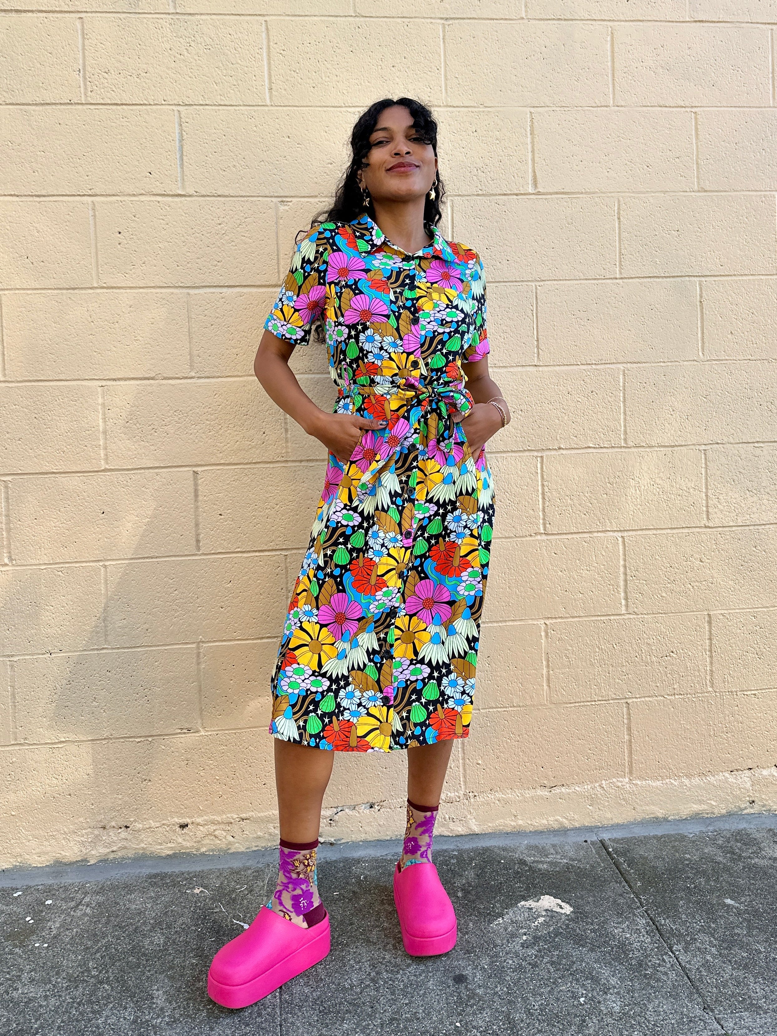 Holiday Dress Cosmic Floral - Image 7
