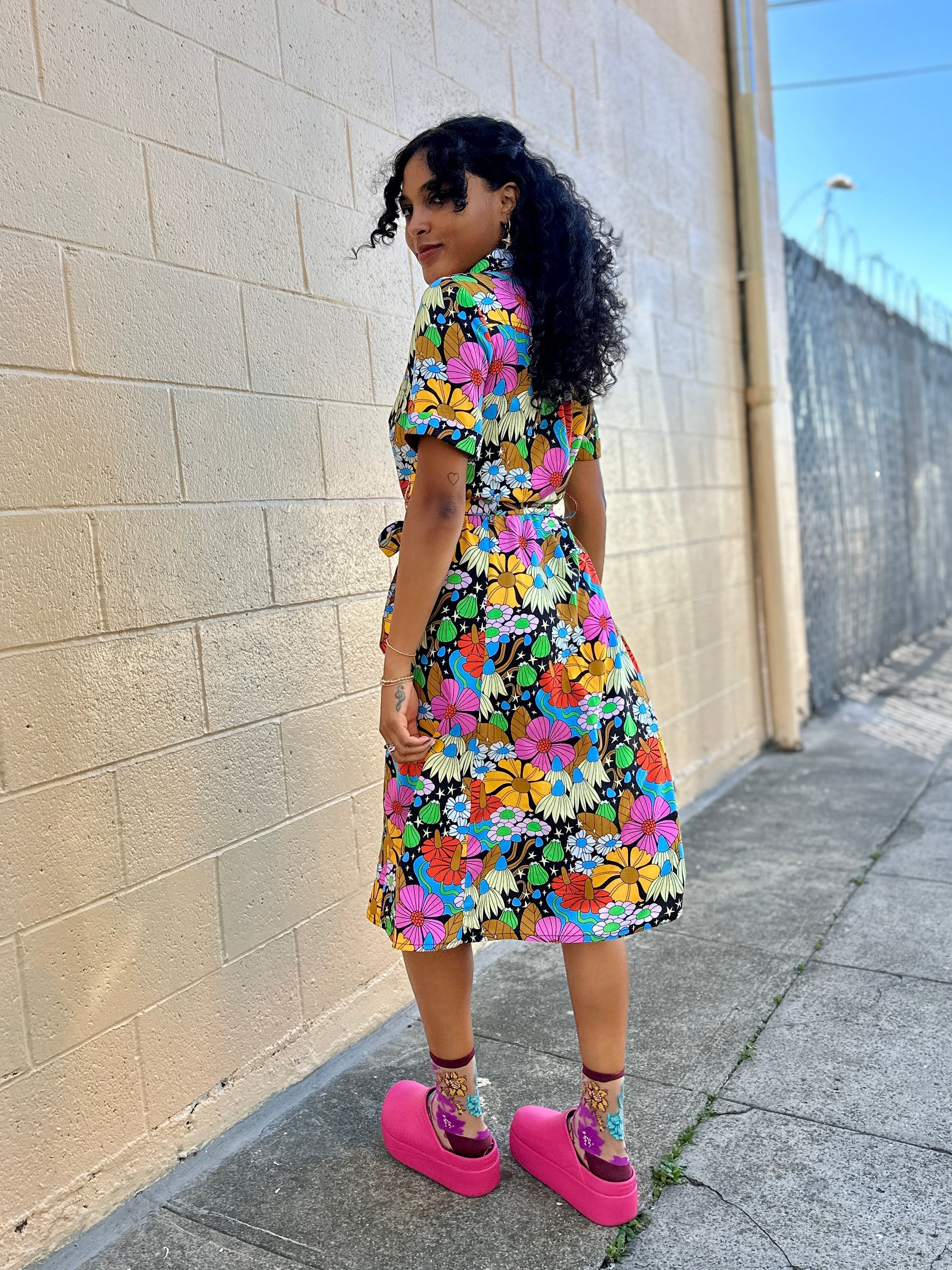Holiday Dress Cosmic Floral - Image 8