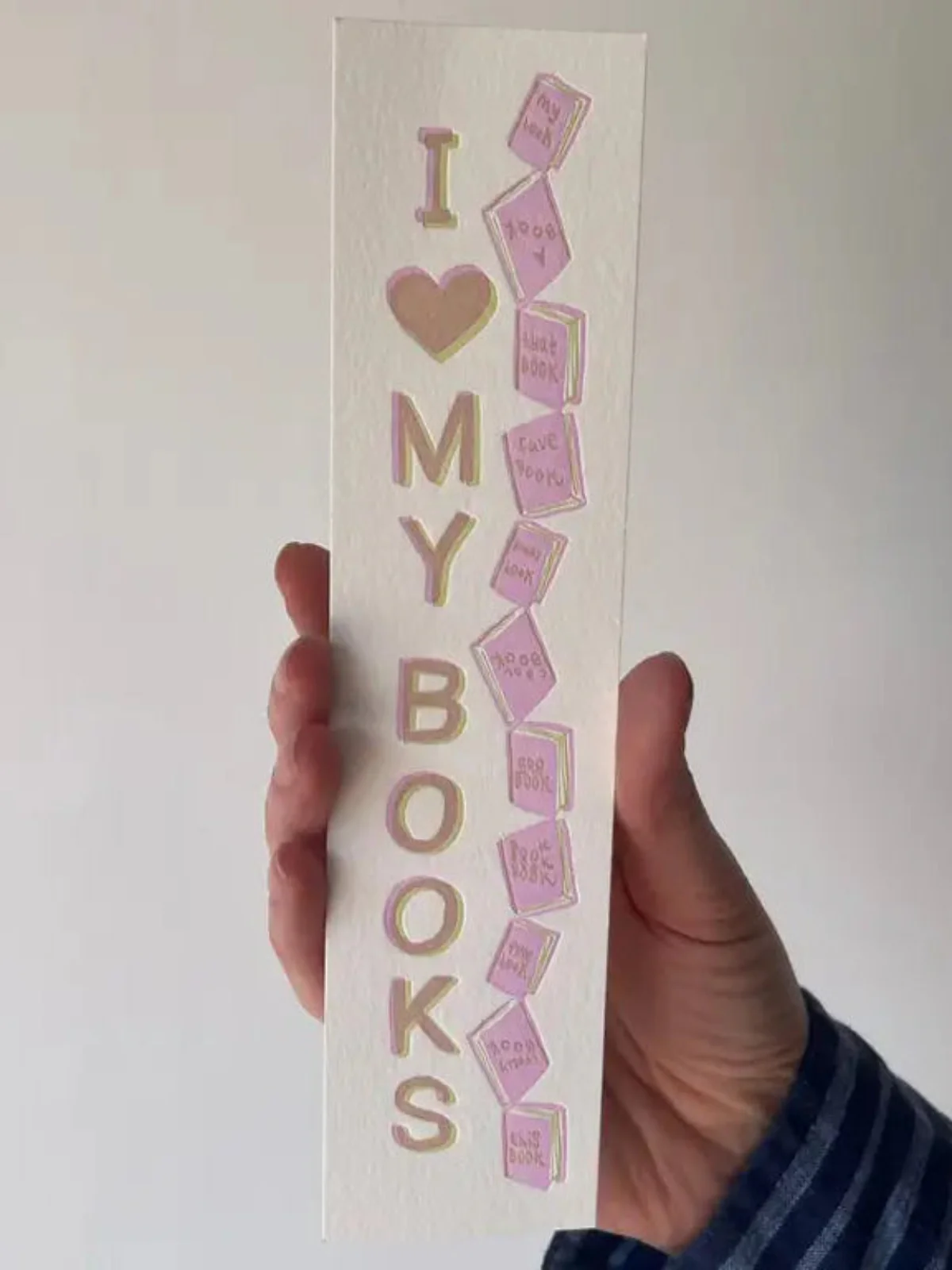 I Love My Books Bookmark