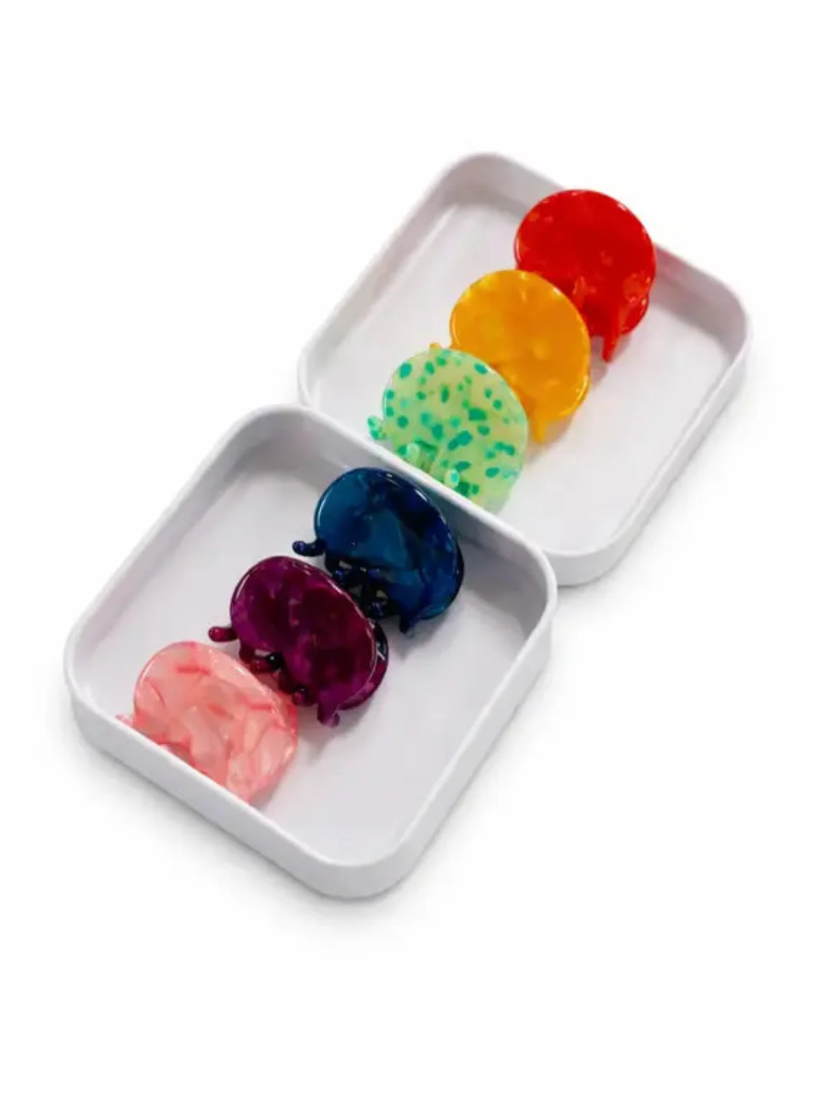 Jelly Bean Mini Hair Claw Set - Image 2