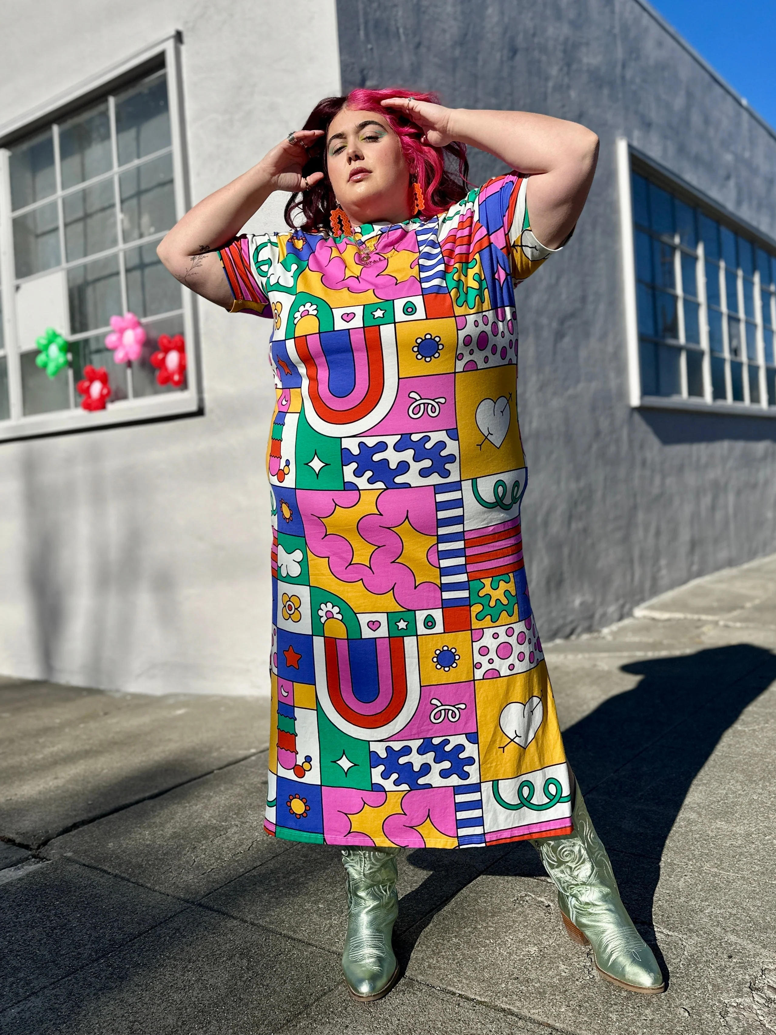 Jersey Maxi Dress Wormiverse - Image 2