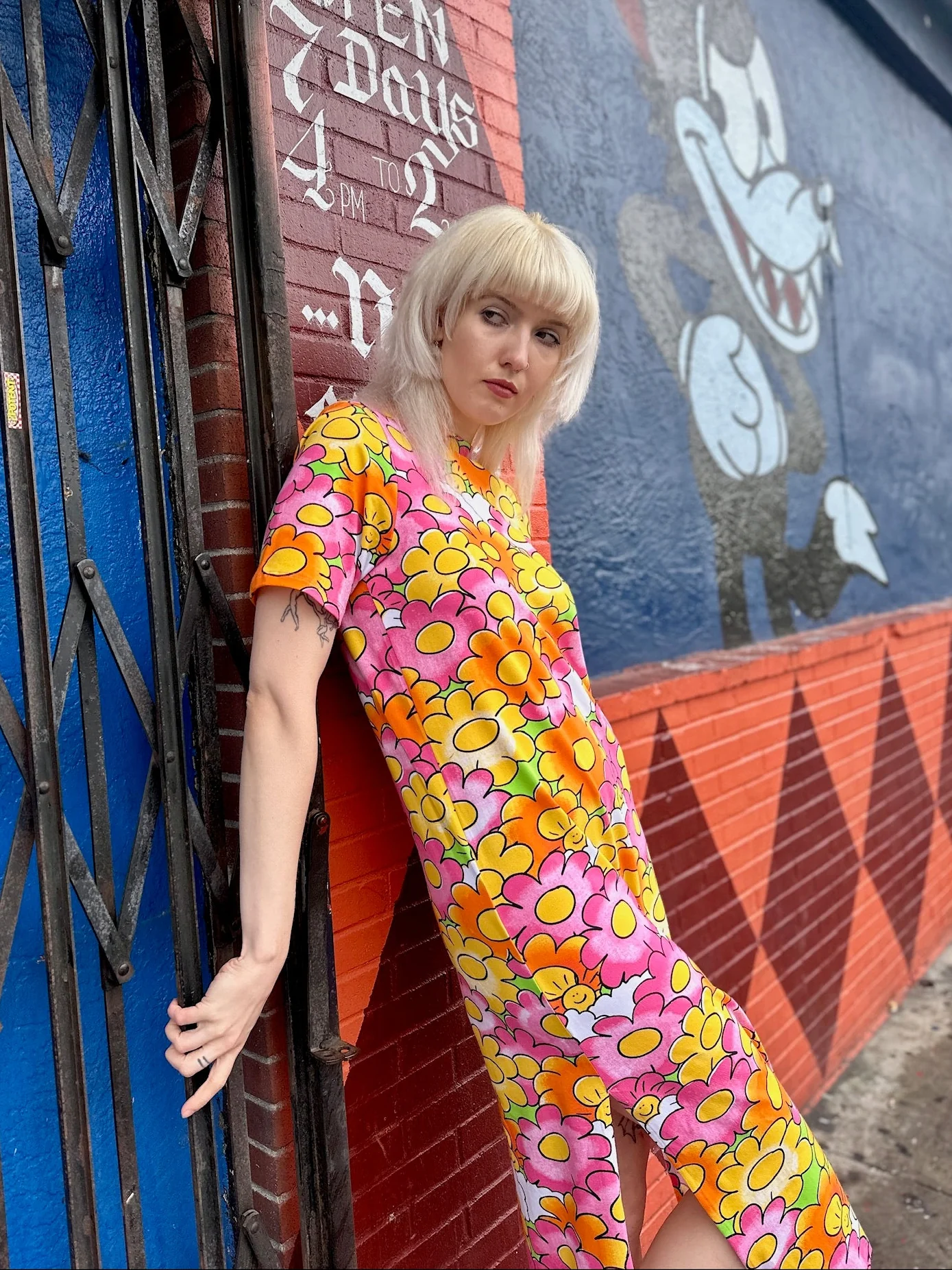 Jersey Maxi Dress Sunny Side Up - Image 3