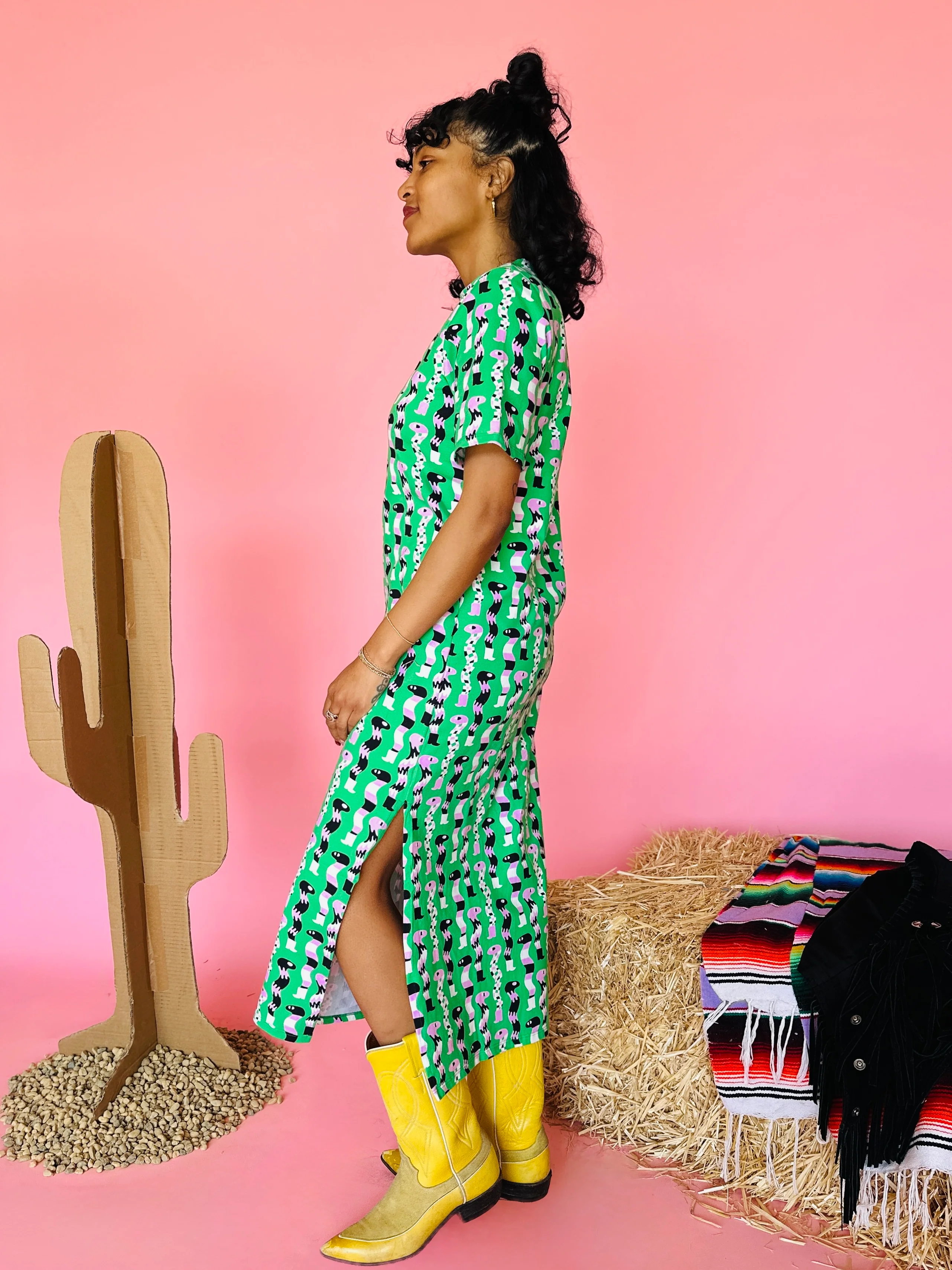 Jersey Maxi Dress Sssnakes - Image 4