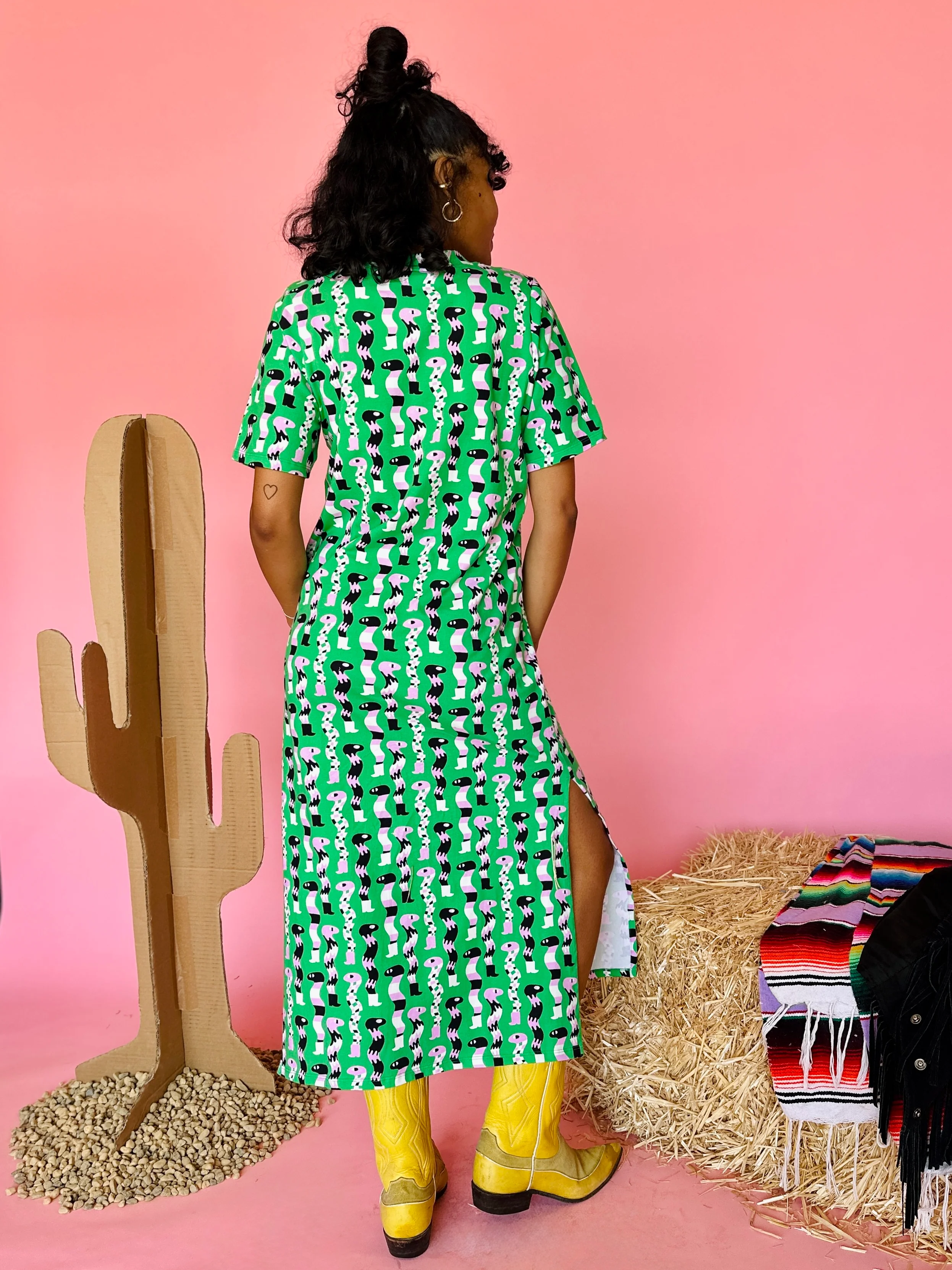 Jersey Maxi Dress Sssnakes - Image 5