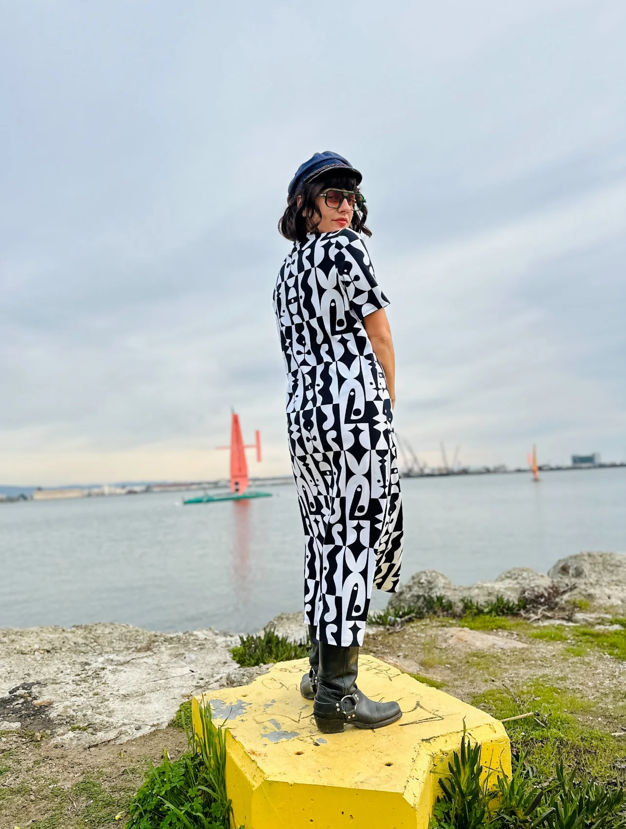 Jersey Maxi Dress Illusions - Image 3