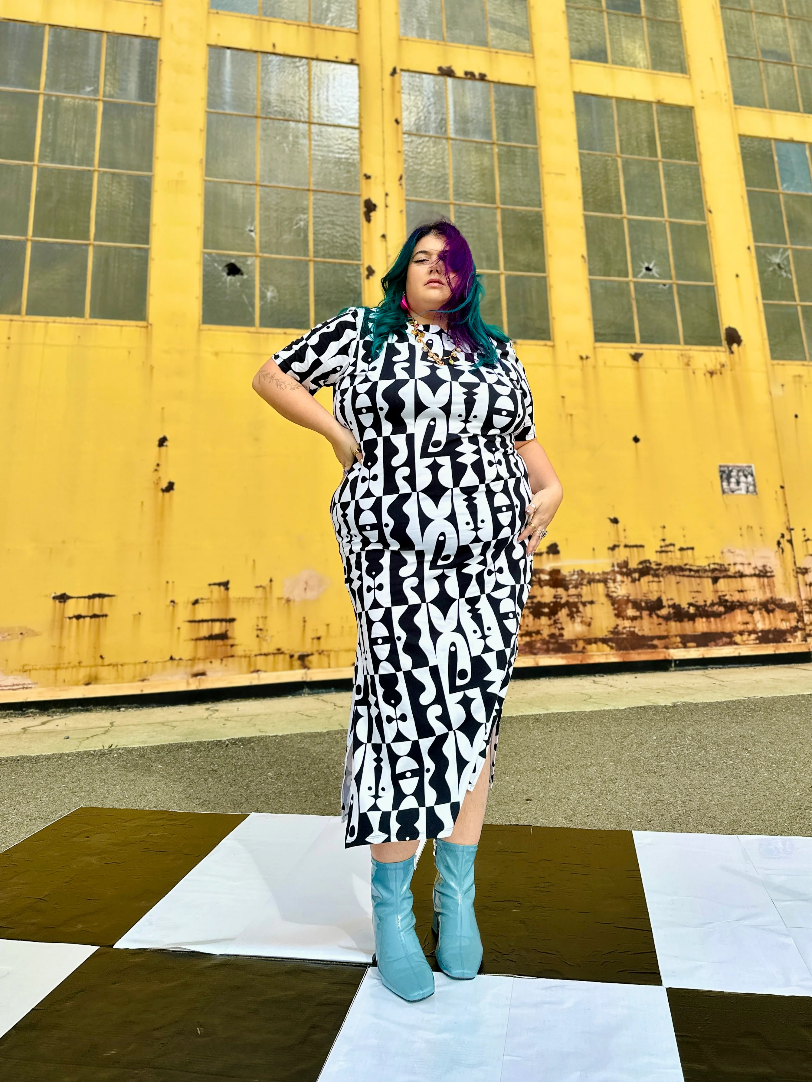Jersey Maxi Dress Illusions - Image 6
