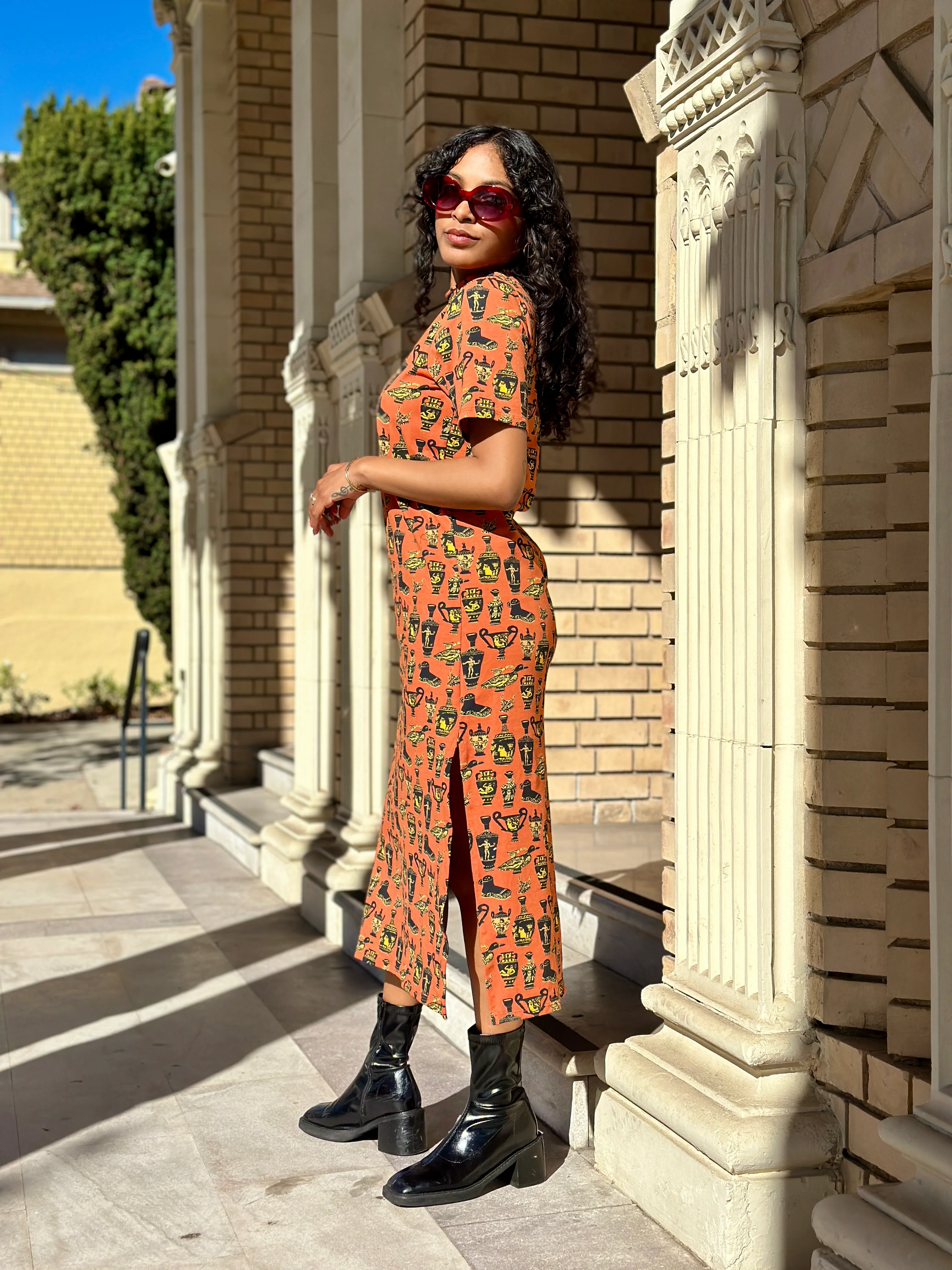 Jersey Maxi Dress Pots - Image 2