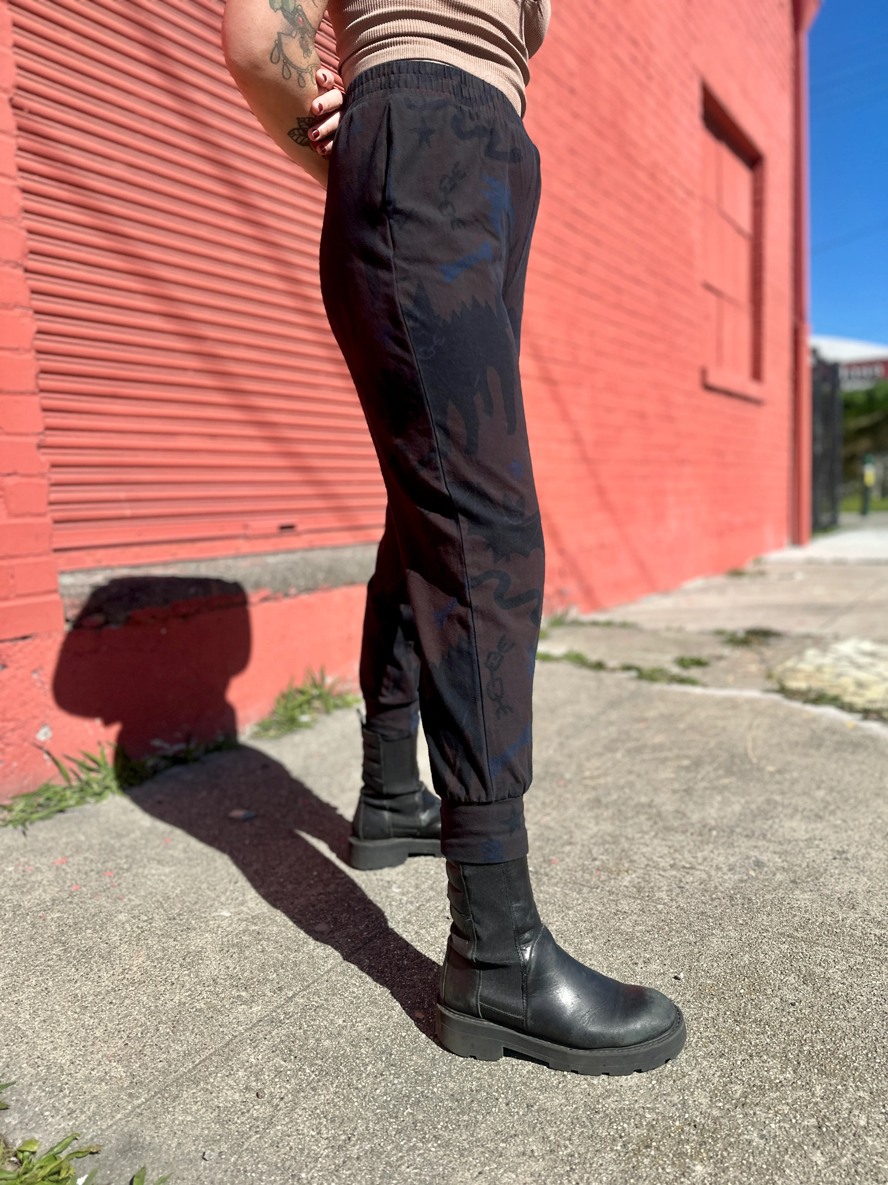 Jogger Over Dyed Espresso Pippa - Image 2