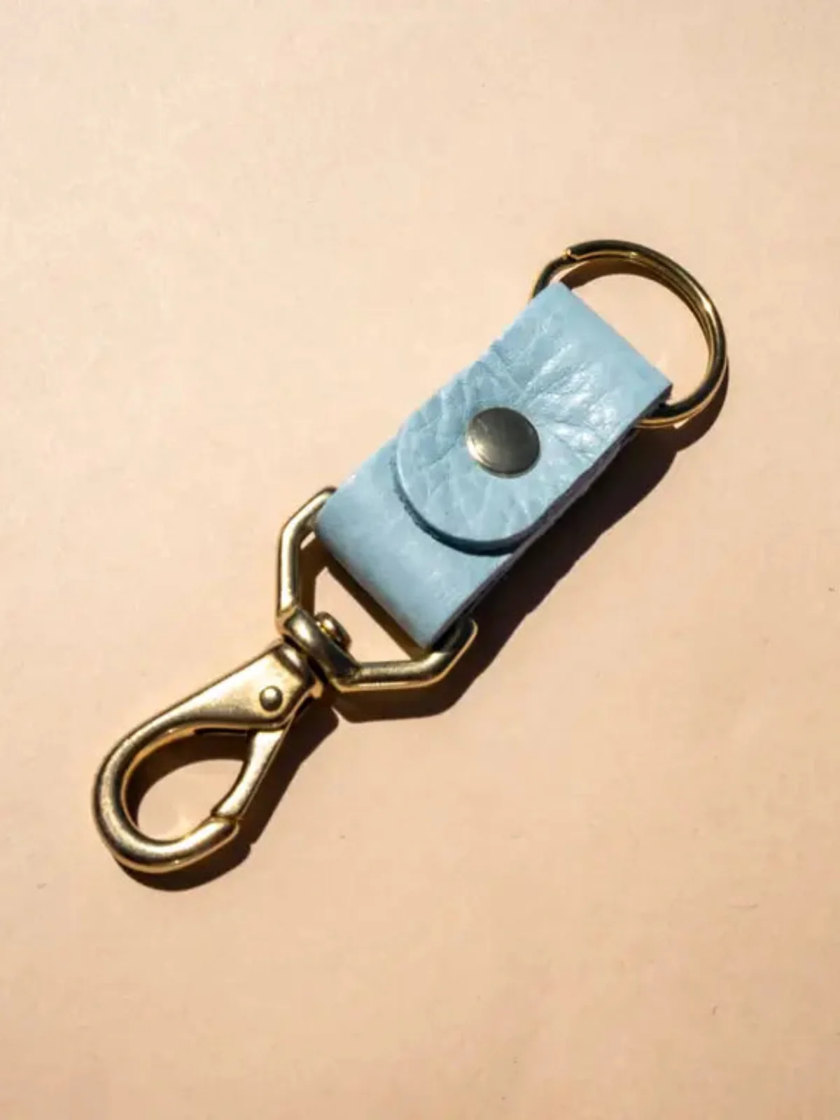 Keychain - Robin Leather