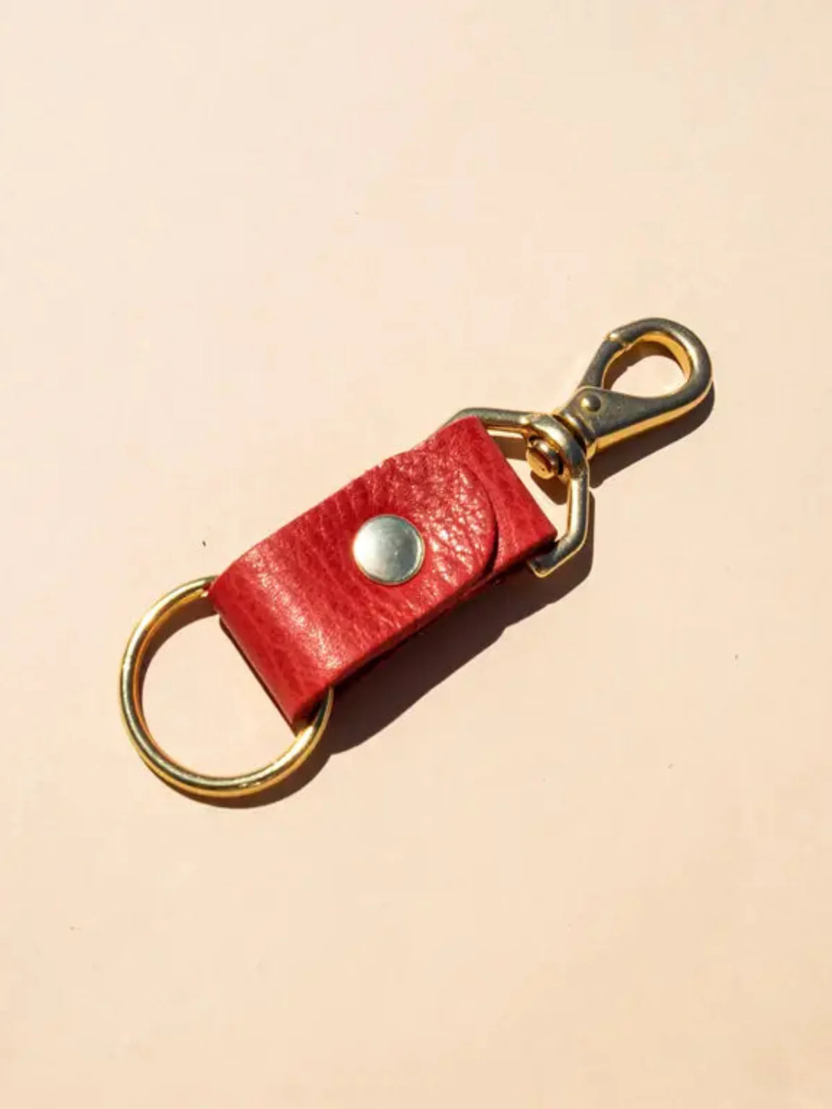 Keychain - Tomato Leather