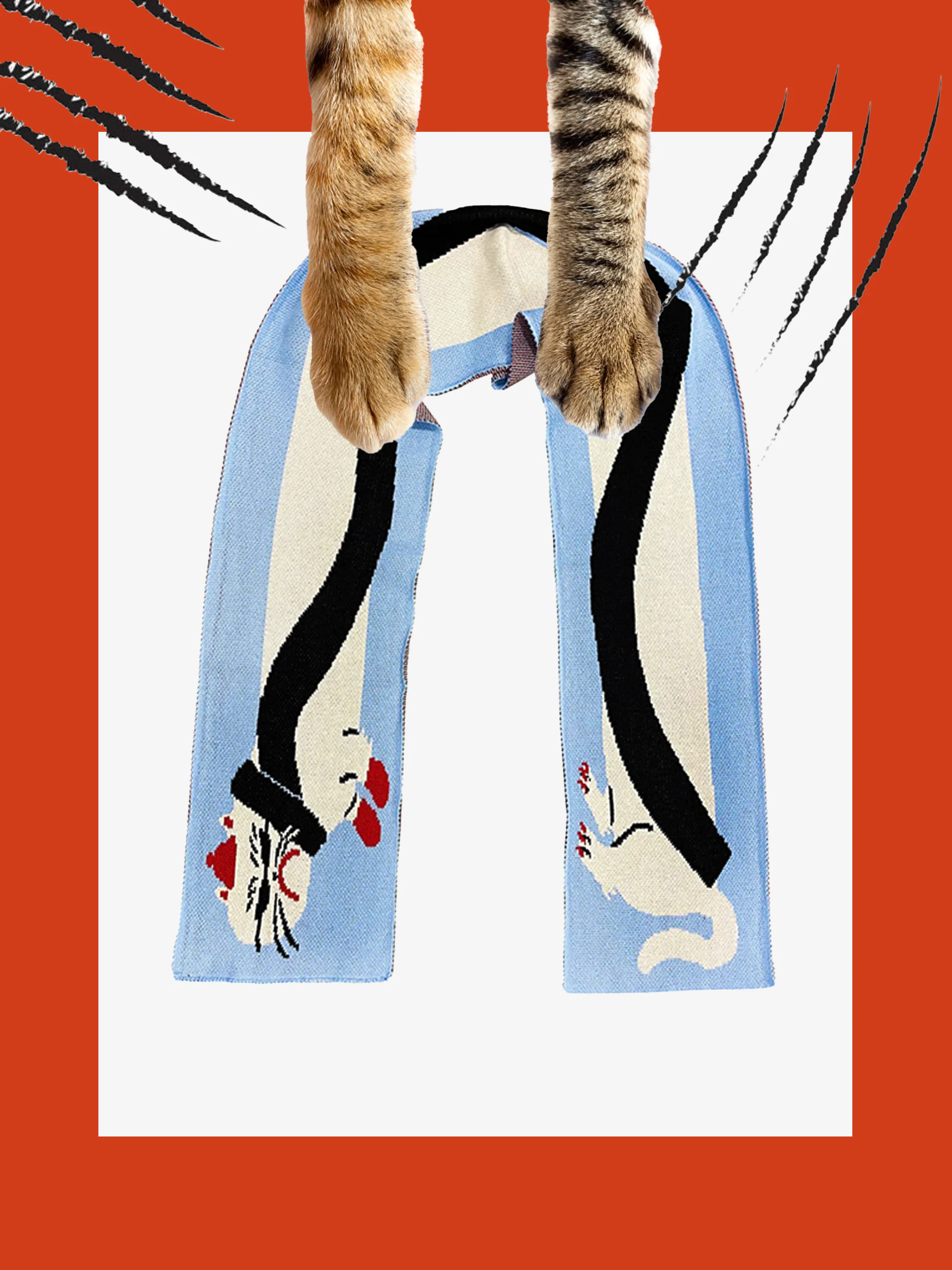 Kitten in Mittens Scarf - Image 2