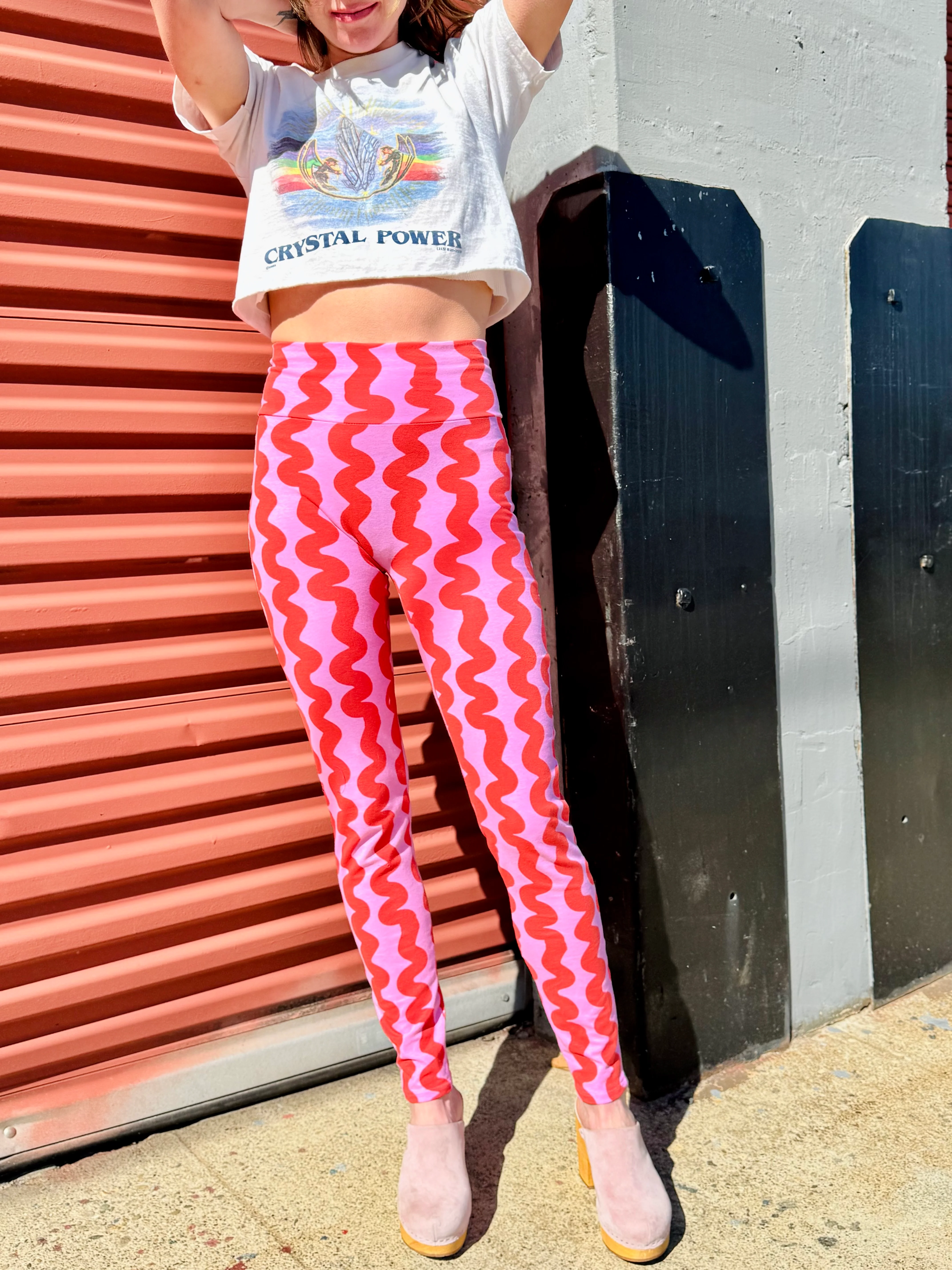Leggings Pink Squiggle - Image 2
