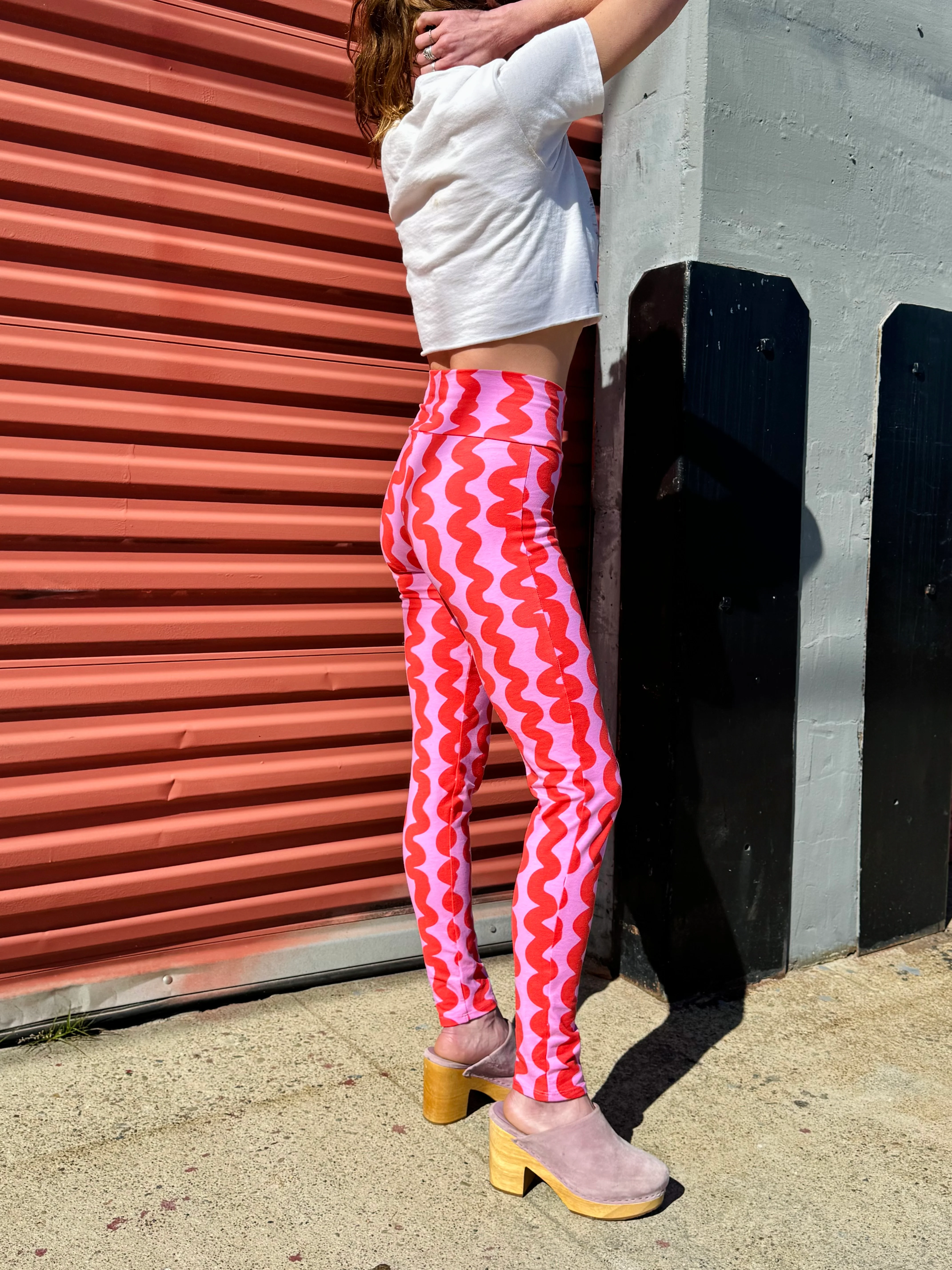 Leggings Pink Squiggle - Image 3