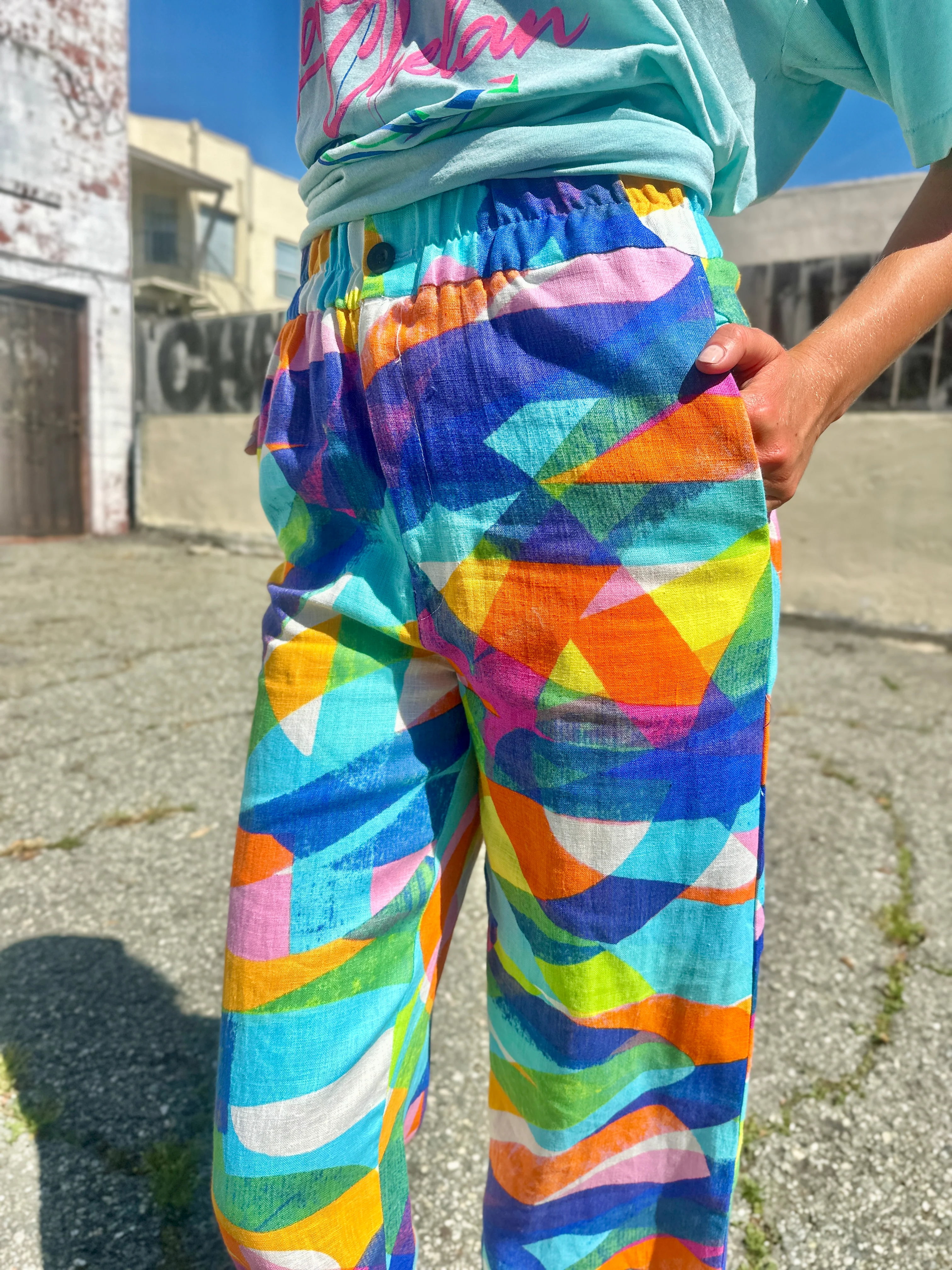 Linen Catalina Pant Heatwave - Image 2