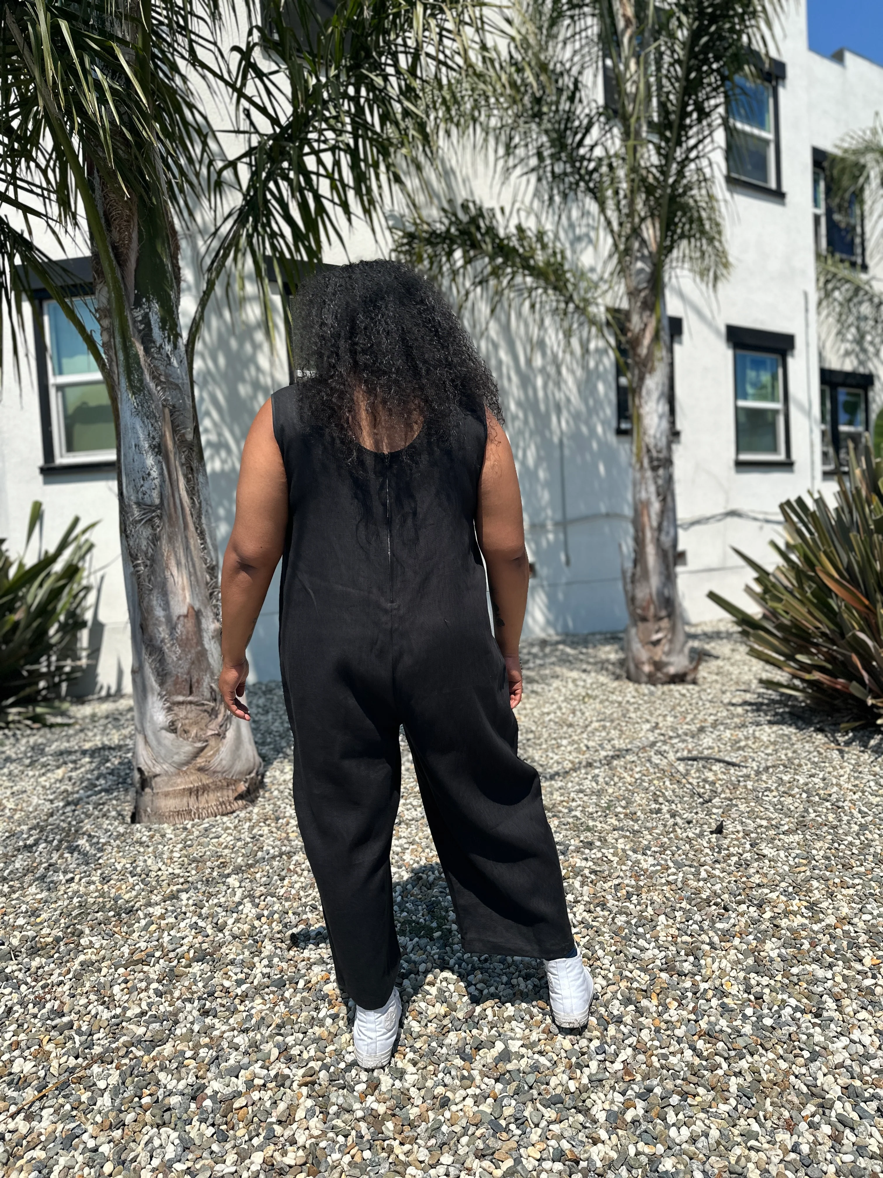 Linen Garden Suit Black - Image 5