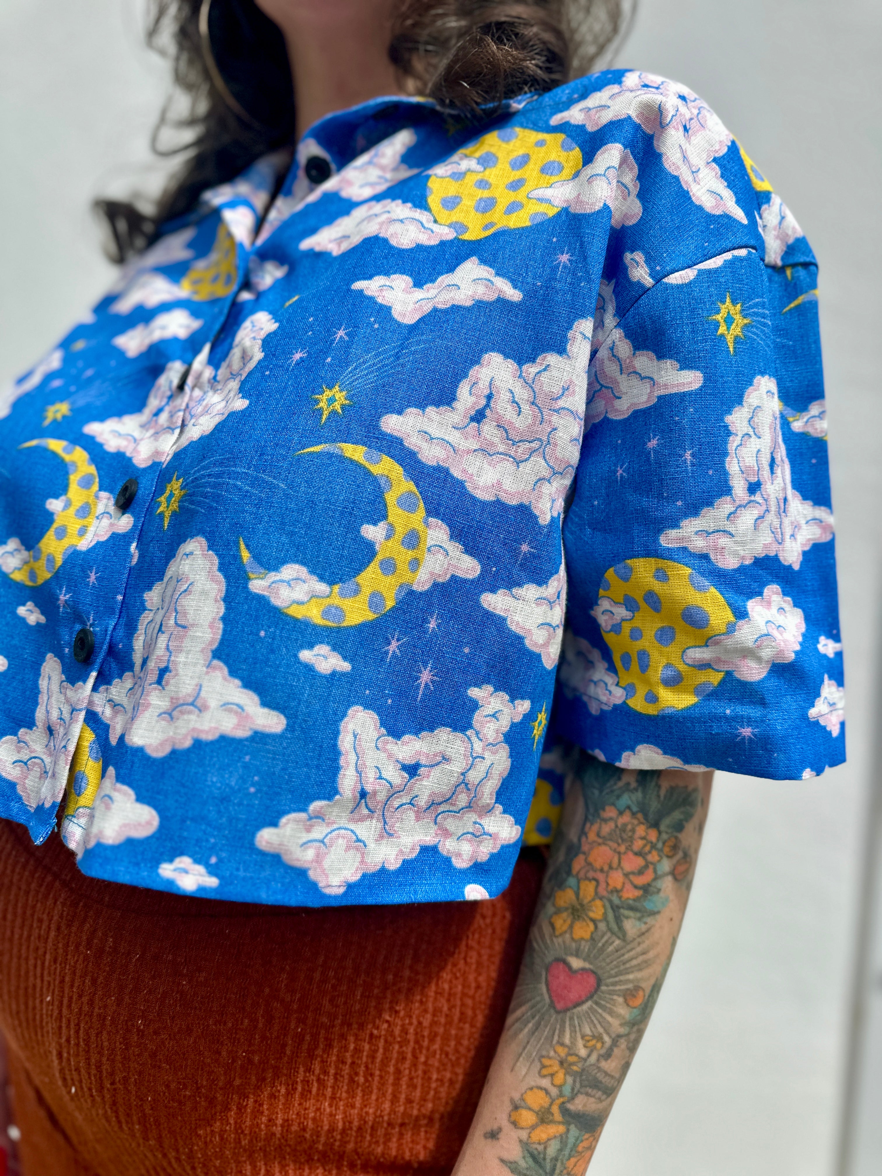 Linen Olivia Top Cloud People - Image 8