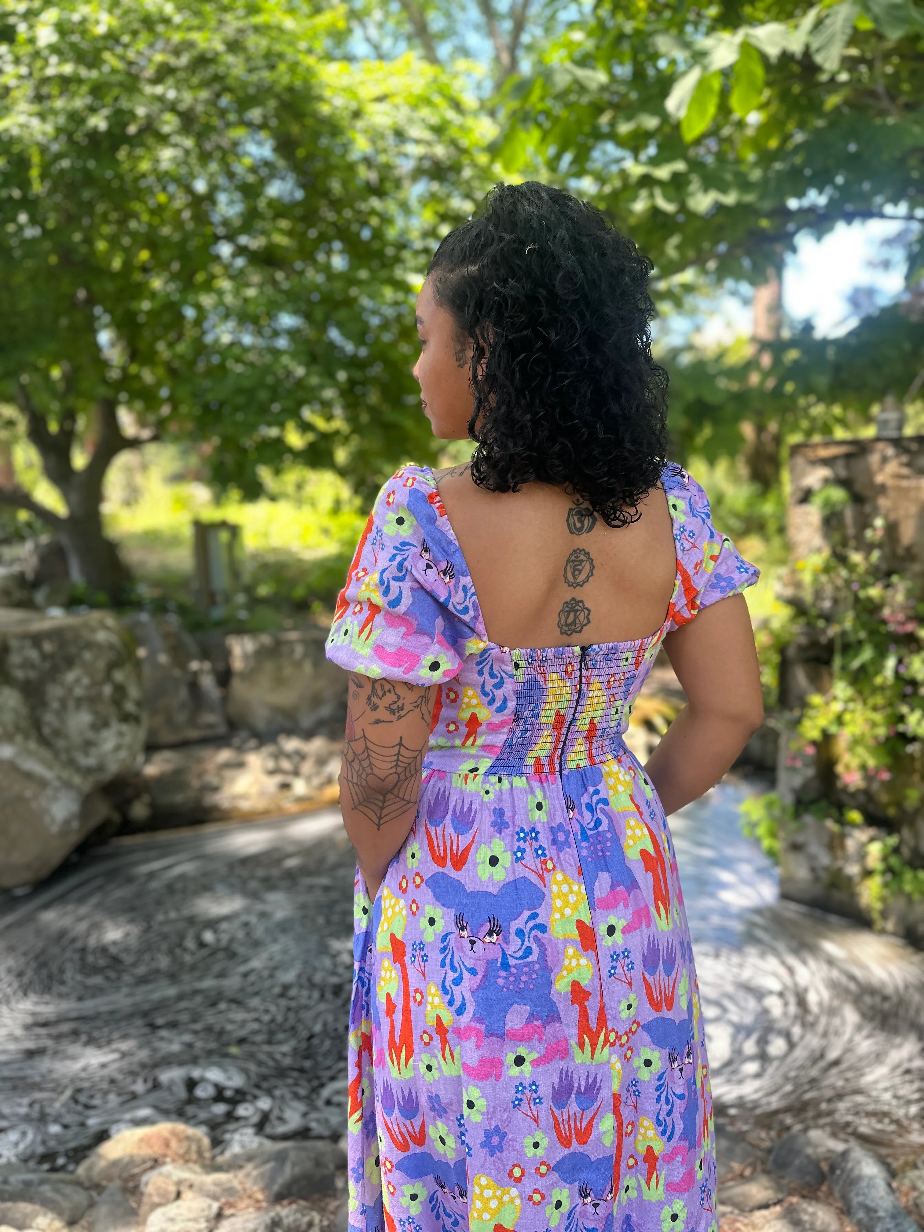 Linen Princess Dress Cry Baby - Image 4