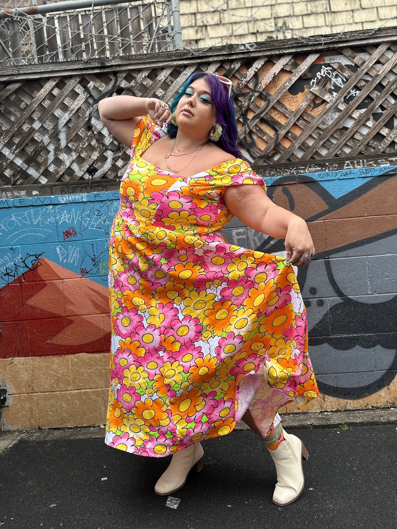 Linen Princess Dress Sunny Side Up - Image 5
