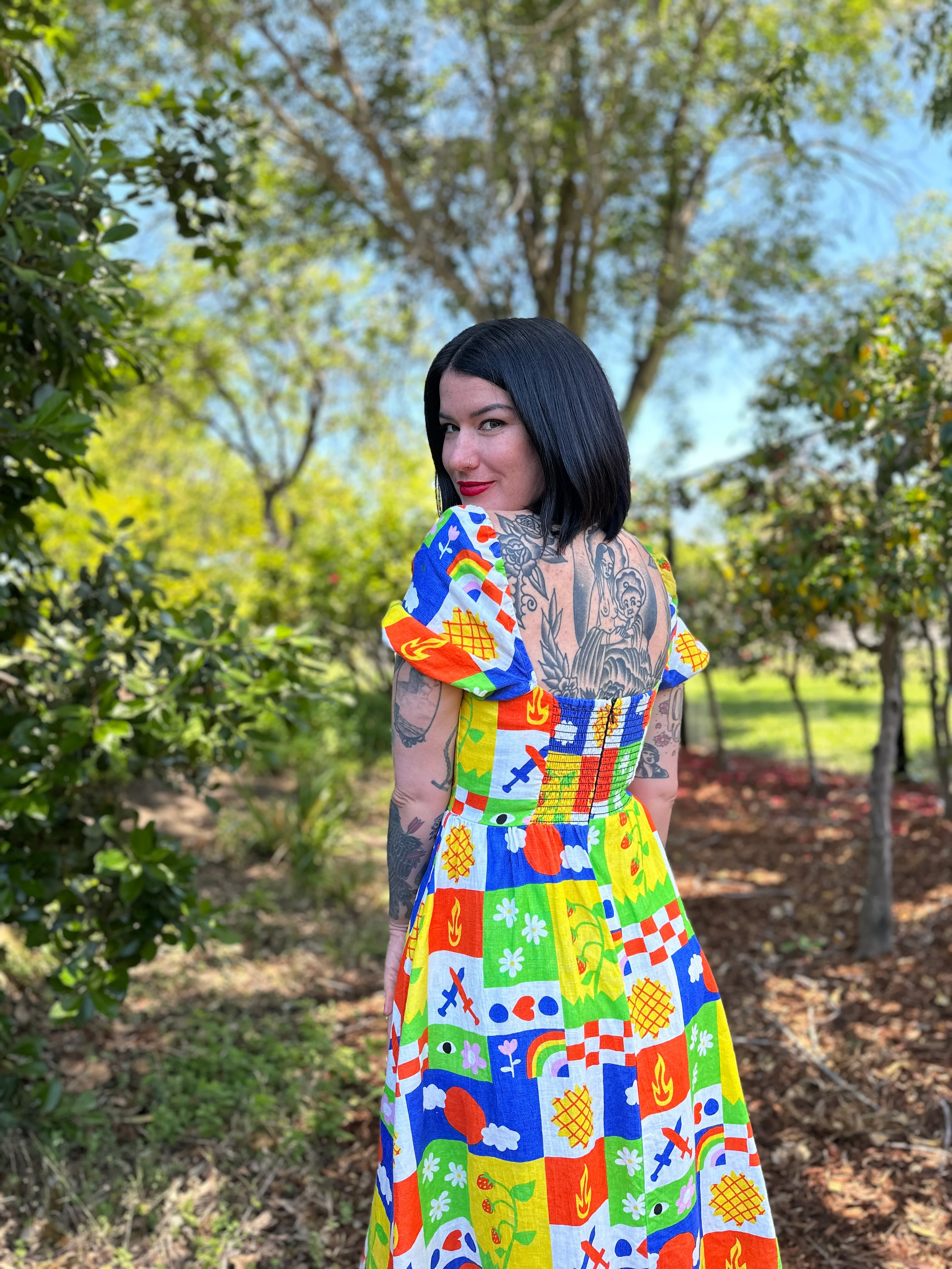 Linen Princess Dress Gentilhomme - Image 4